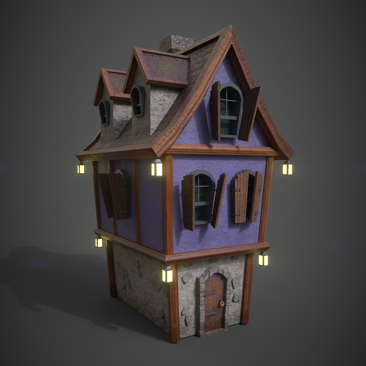 ArtStation - Medieval Inspired House