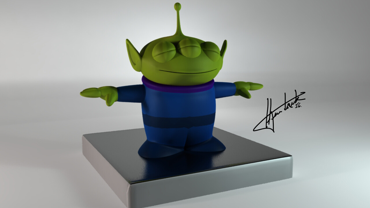 ArtStation 3D Characters 2015 Toy Story Alien Sleep