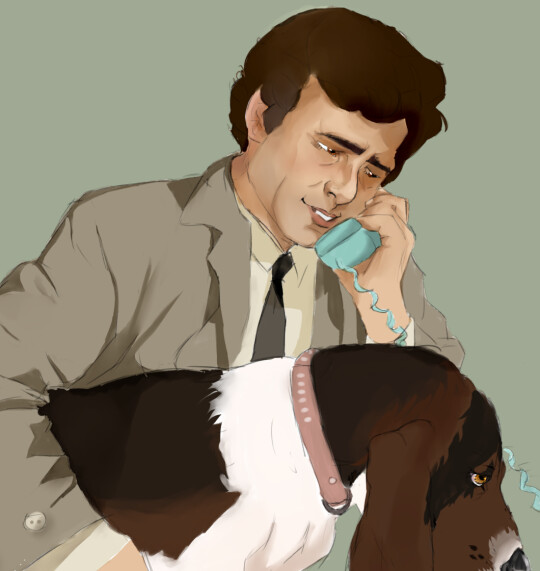 ArtStation Columbo and dog