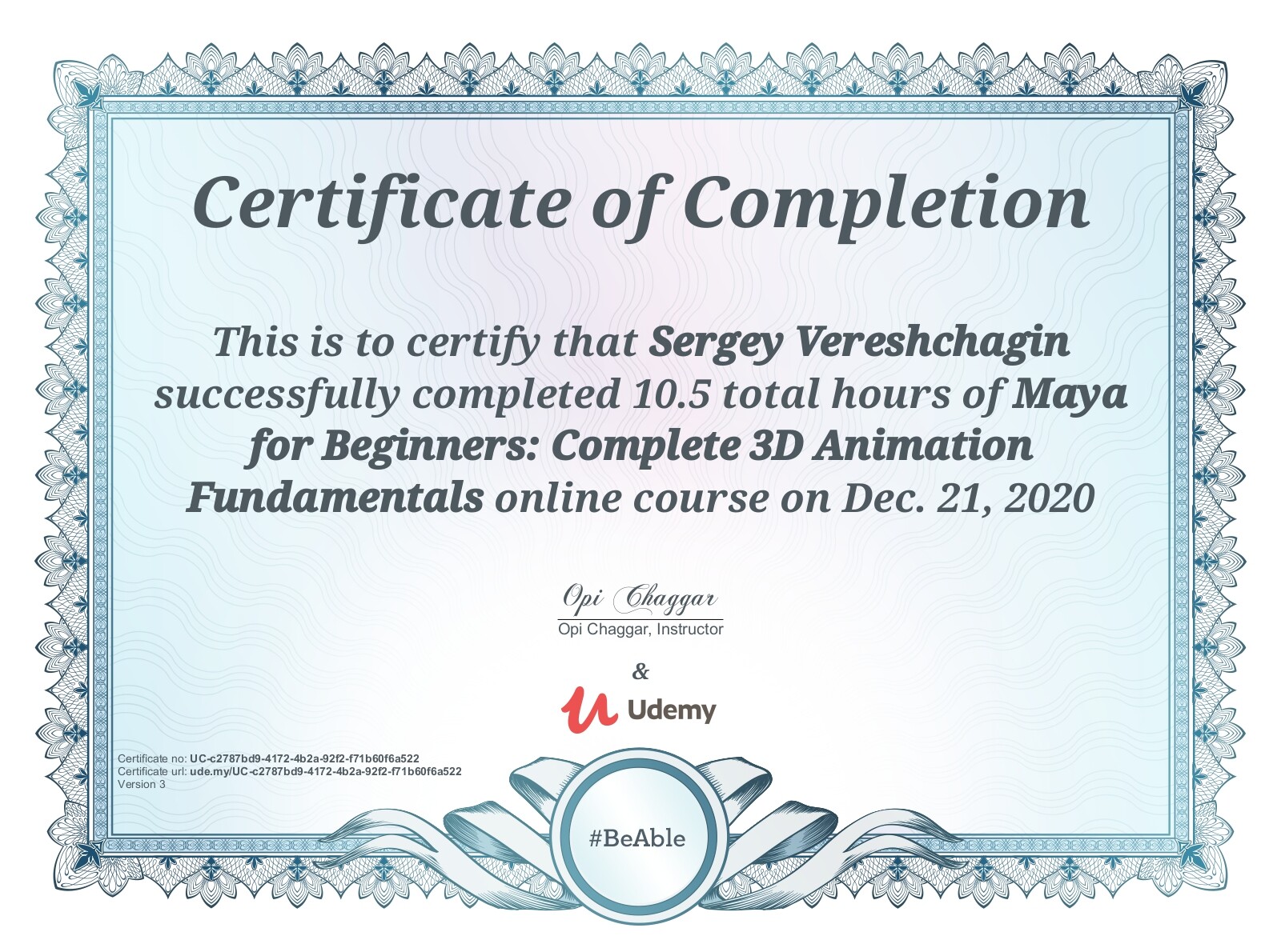 ArtStation - Udemy | Maya for Beginers: Complete 3D Animation Fundamentals