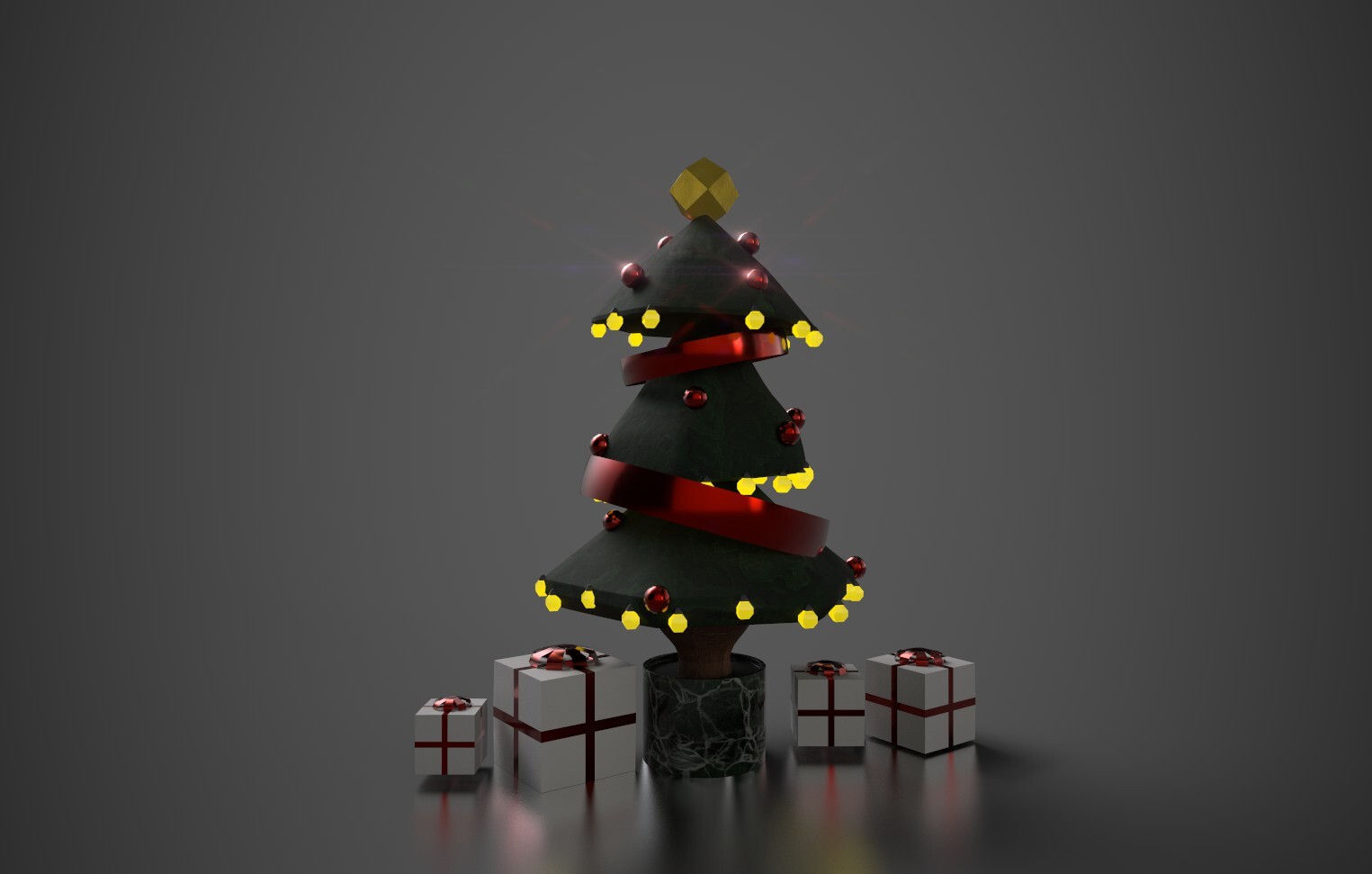 ArtStation - Simple Christmas Tree