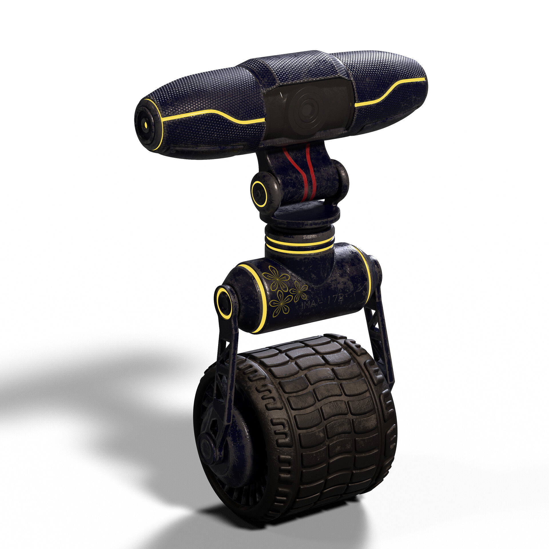 ArtStation Surveillance Robot PBR using Substance Painter