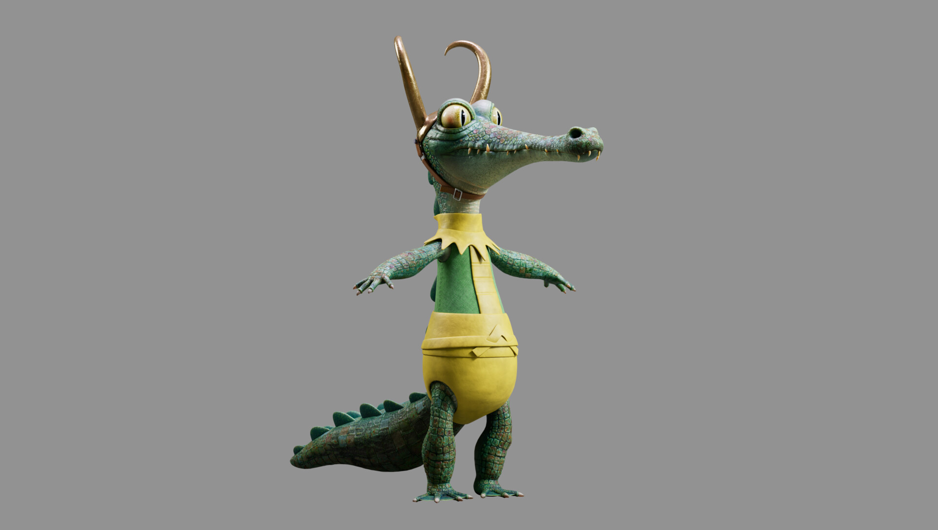 ArtStation Croki Alligator Loki