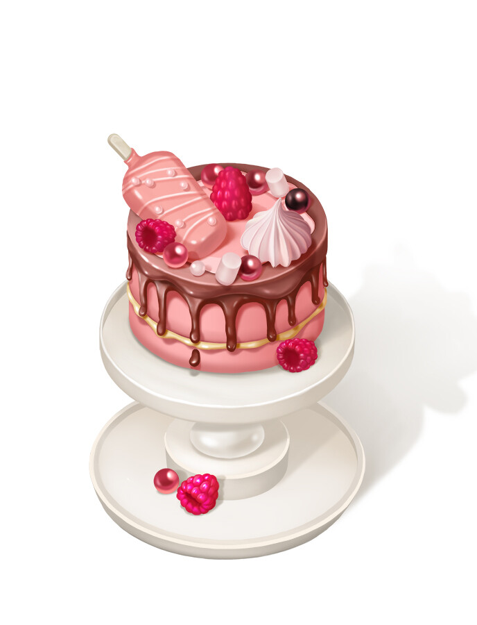 ArtStation - Delicious cake