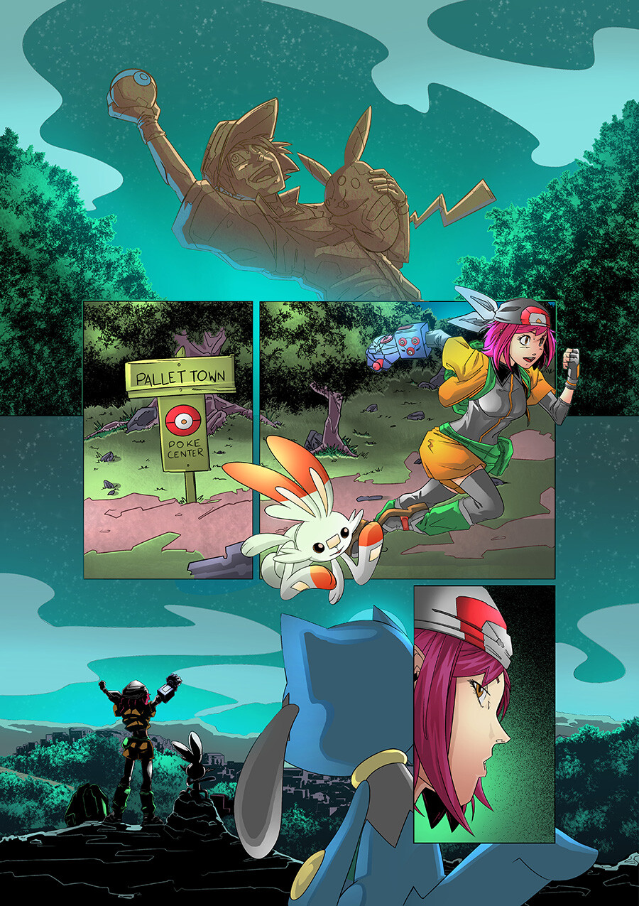 ArtStation Pokemon Color Sample