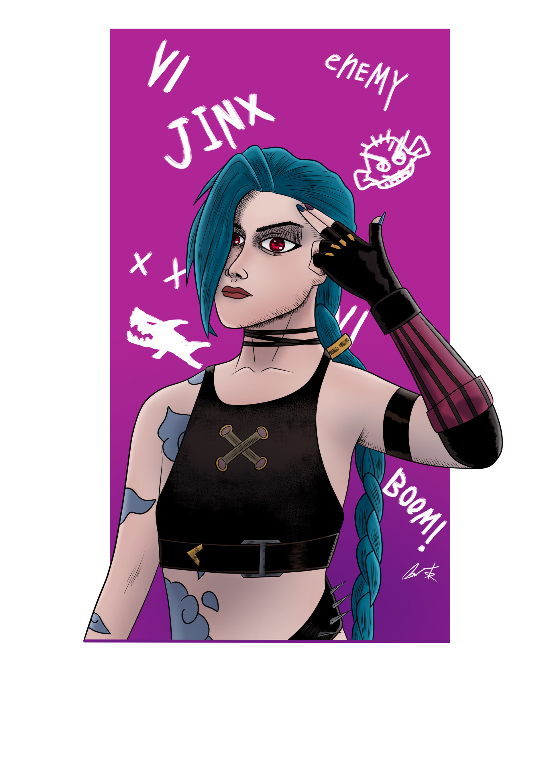 ArtStation Get Jinxed Jinx Arcane