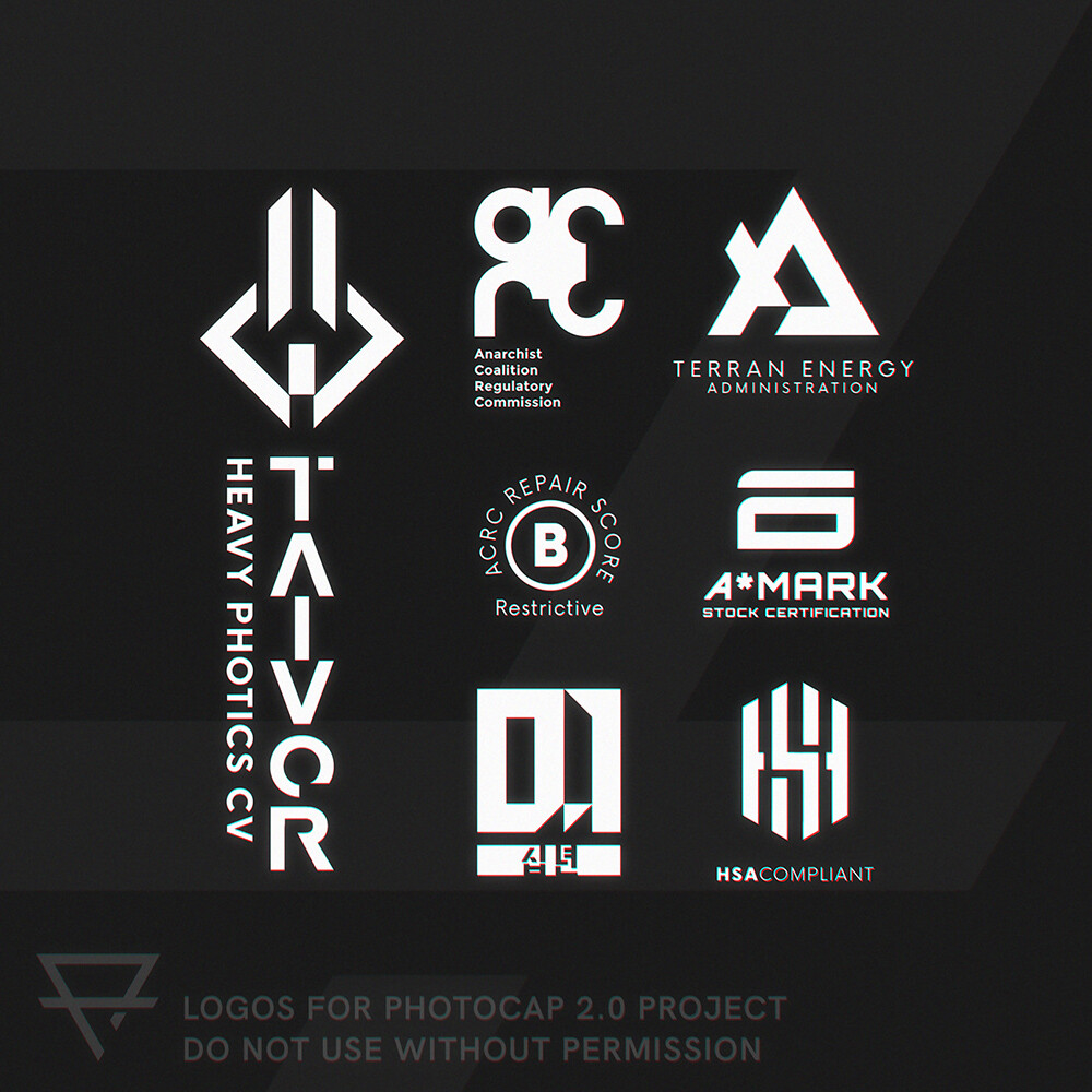 Finalised logos for the back label