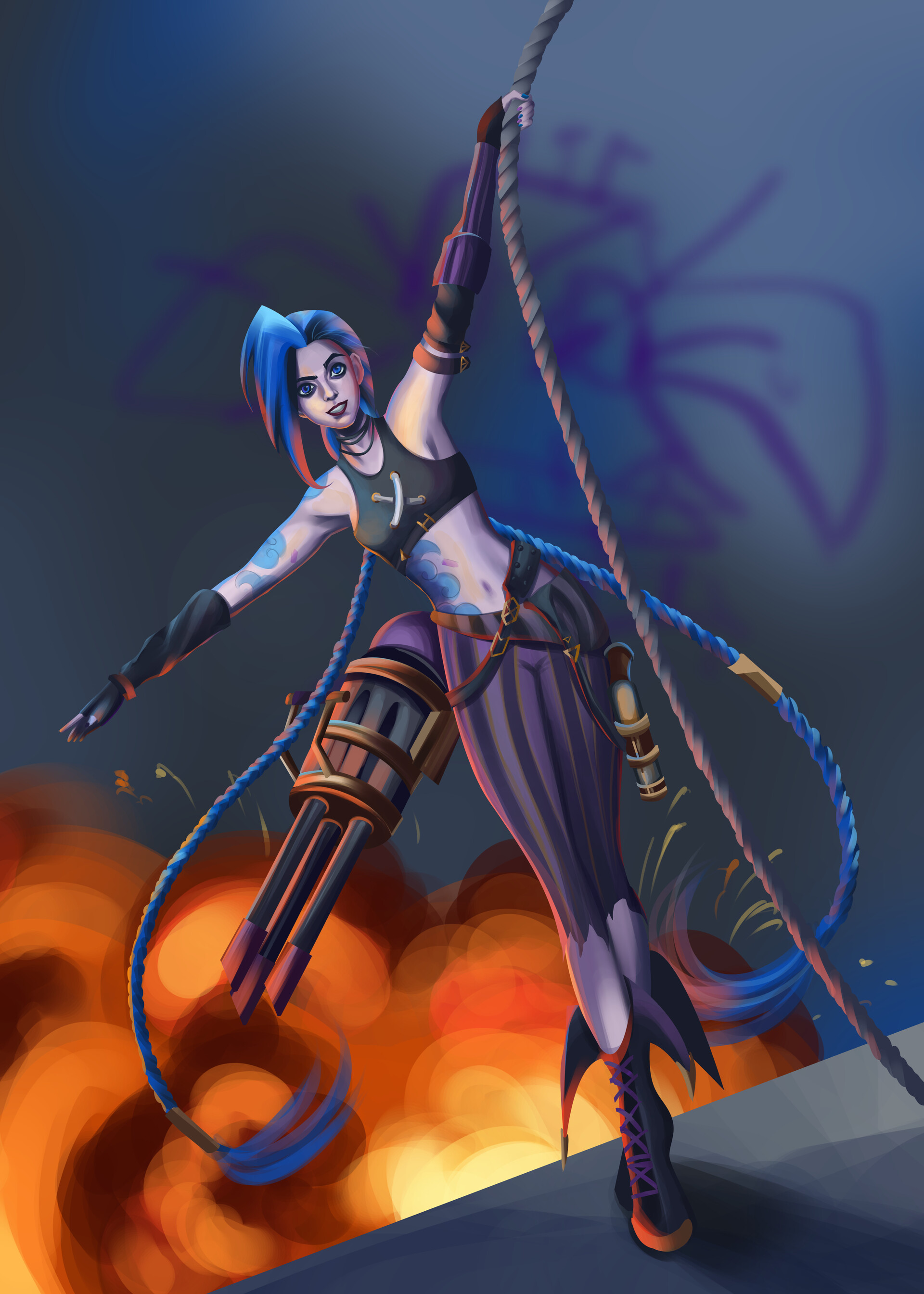 Artstation Jinx Arcane 2285