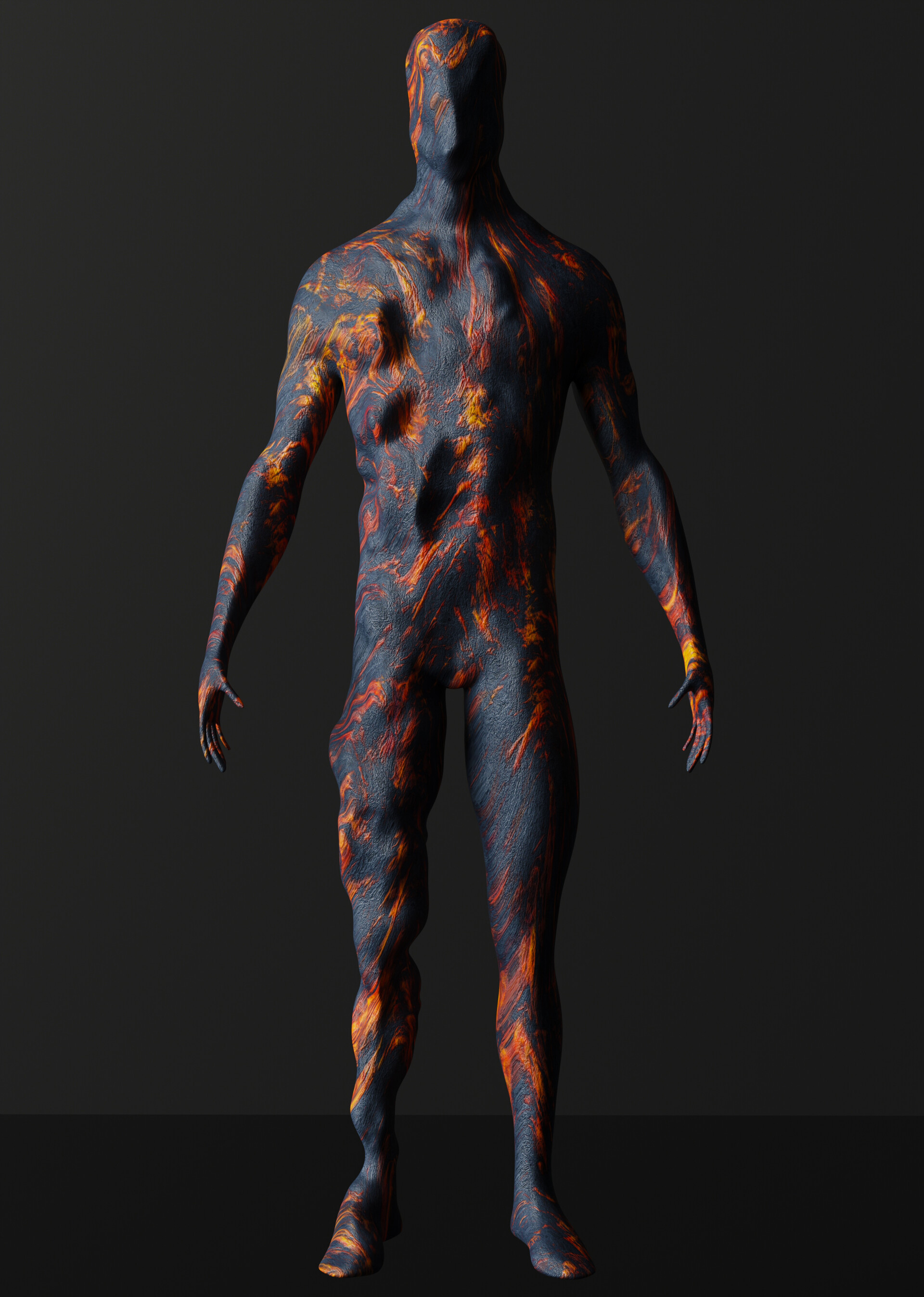 ArtStation lava man 2