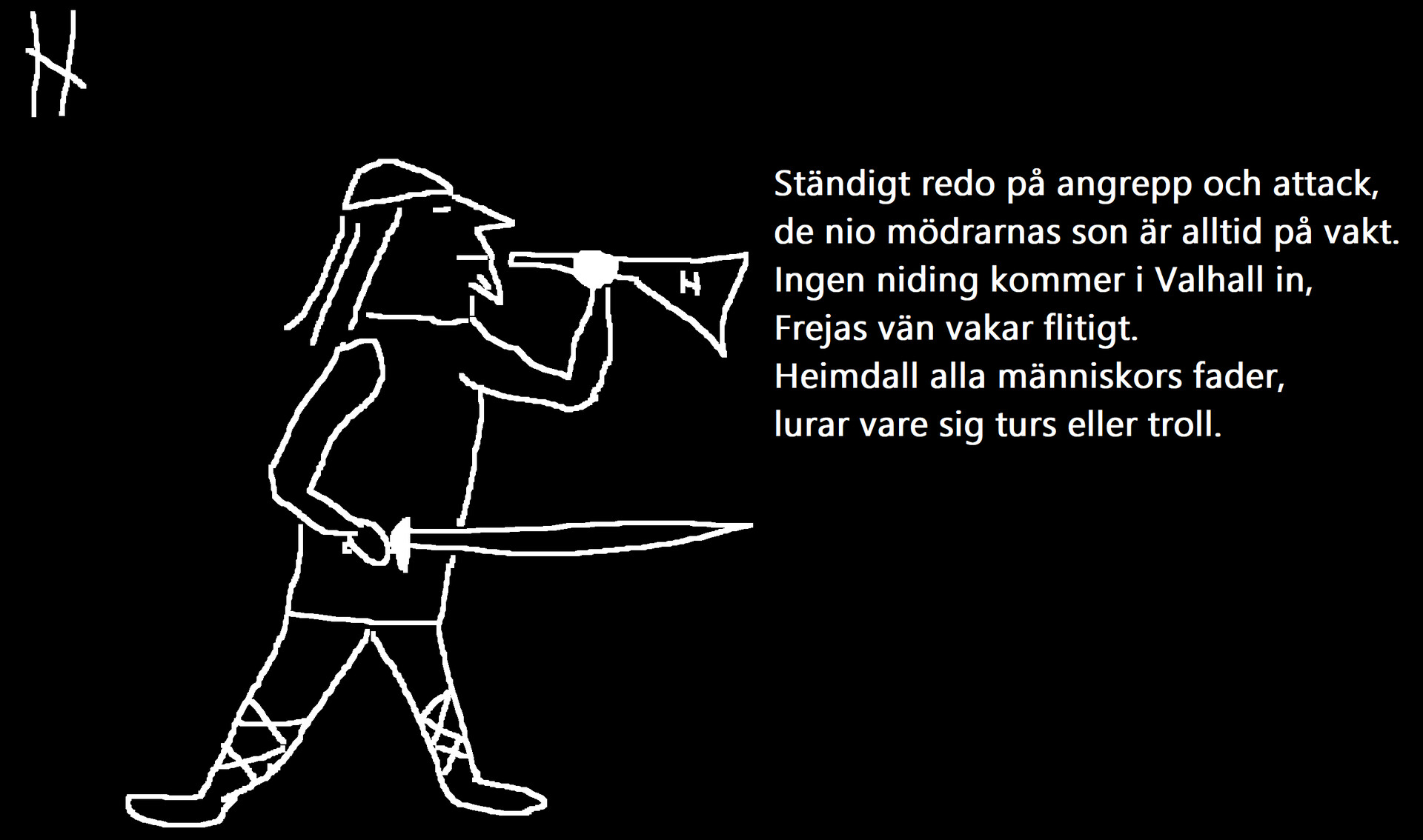 ArtStation - Dikt om Heimdall / Poem about Heimdall