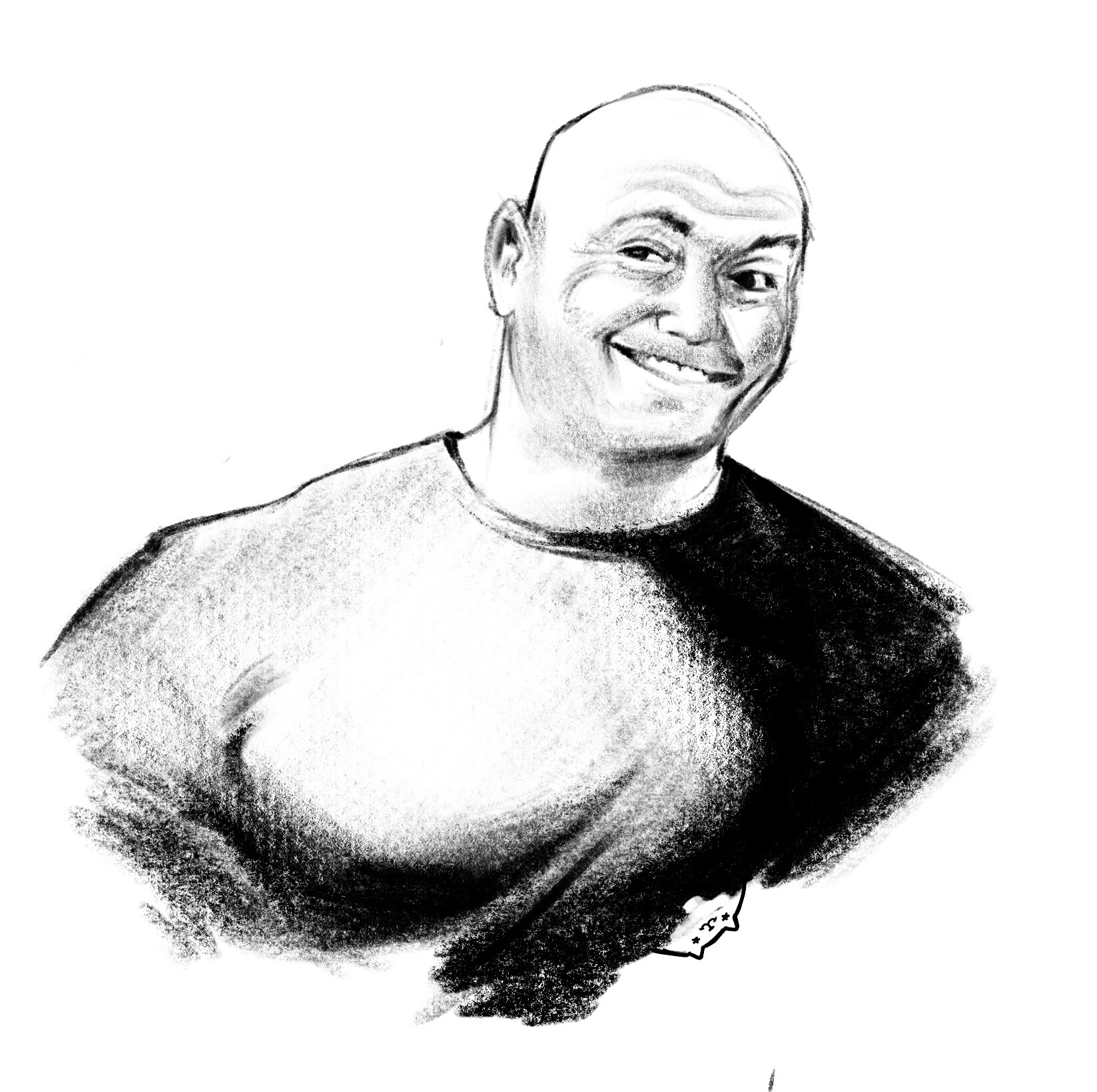 ArtStation Joe Rogan Sketch