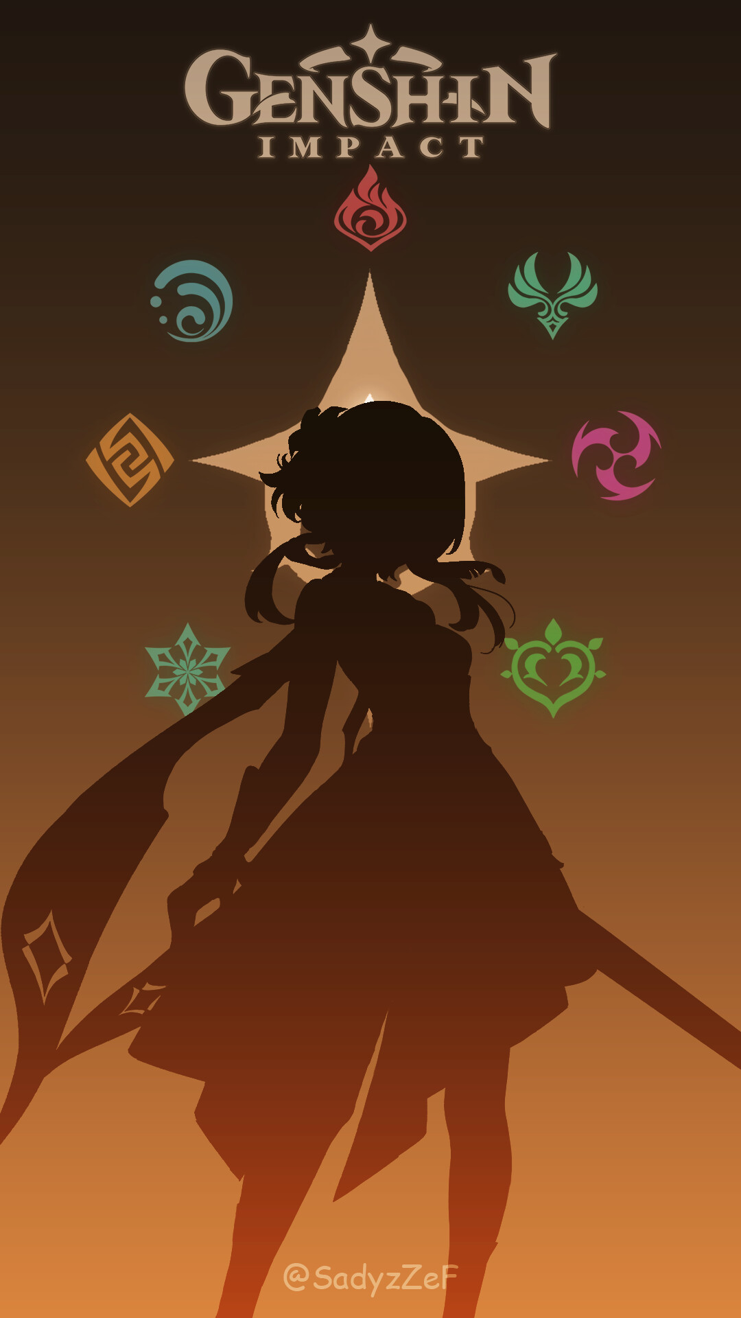 Made a Lumine minimalist wallpaper for those that want! : r/Genshin_Impact