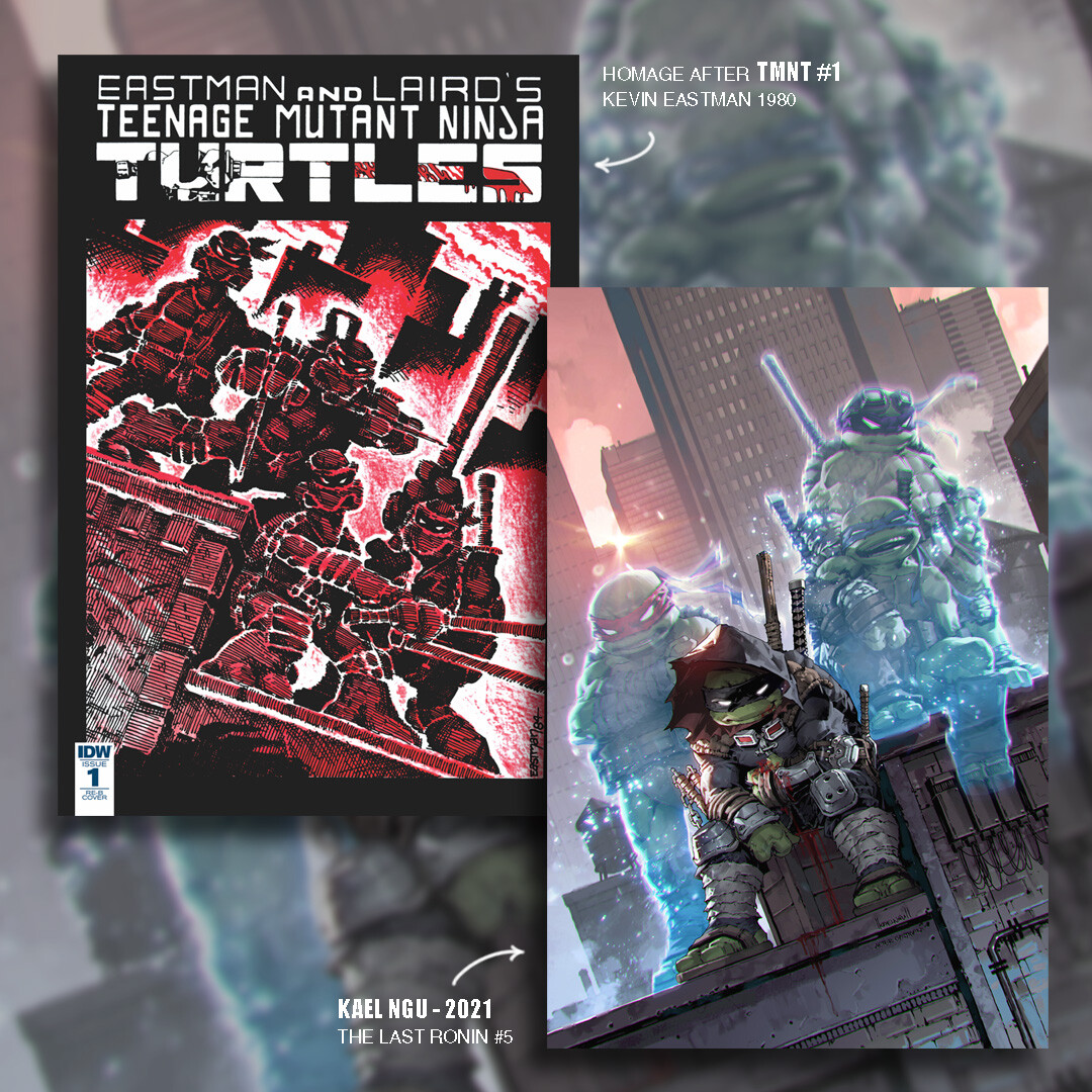 TMNT : The Last Ronin #5 homage after Kevin Eastman