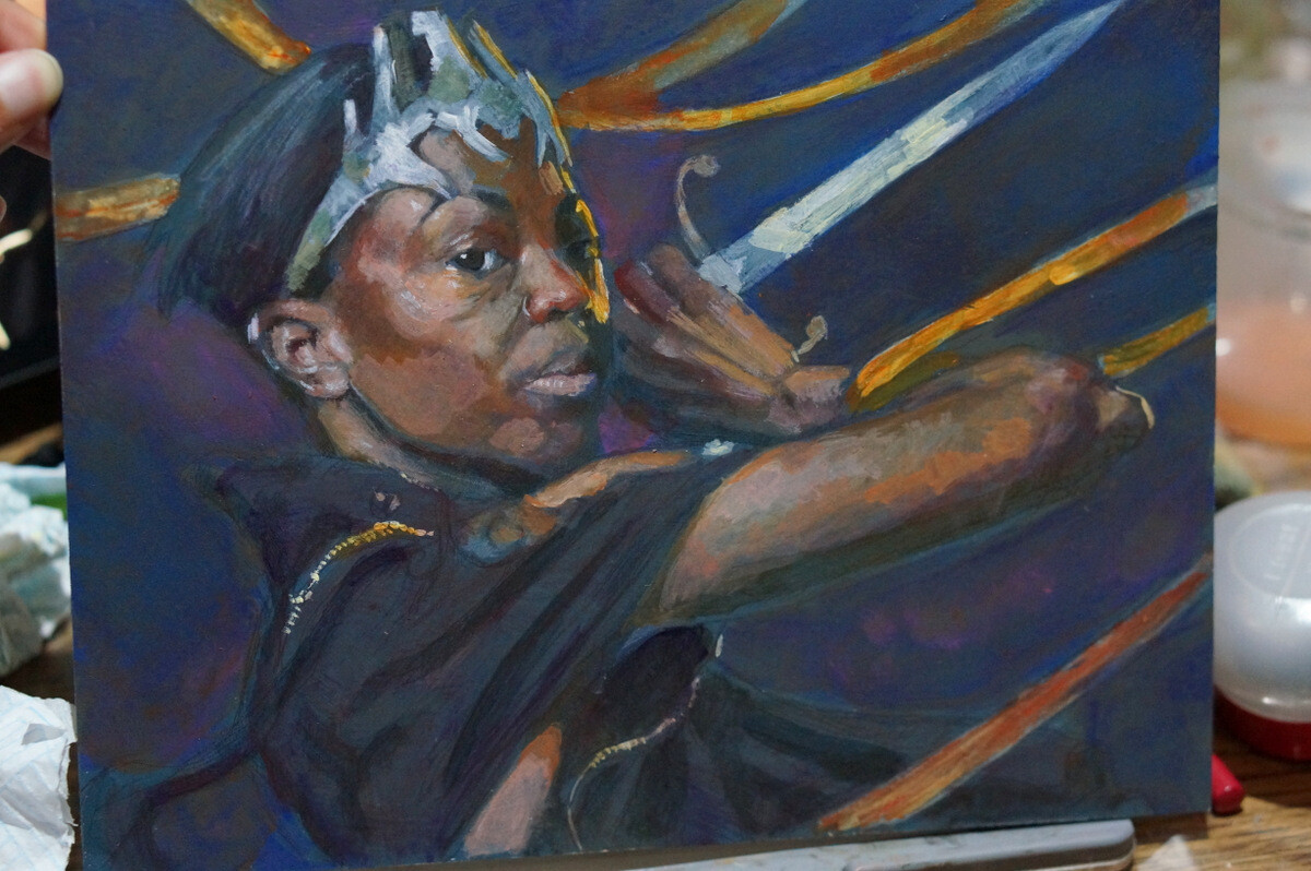 acrylic wash