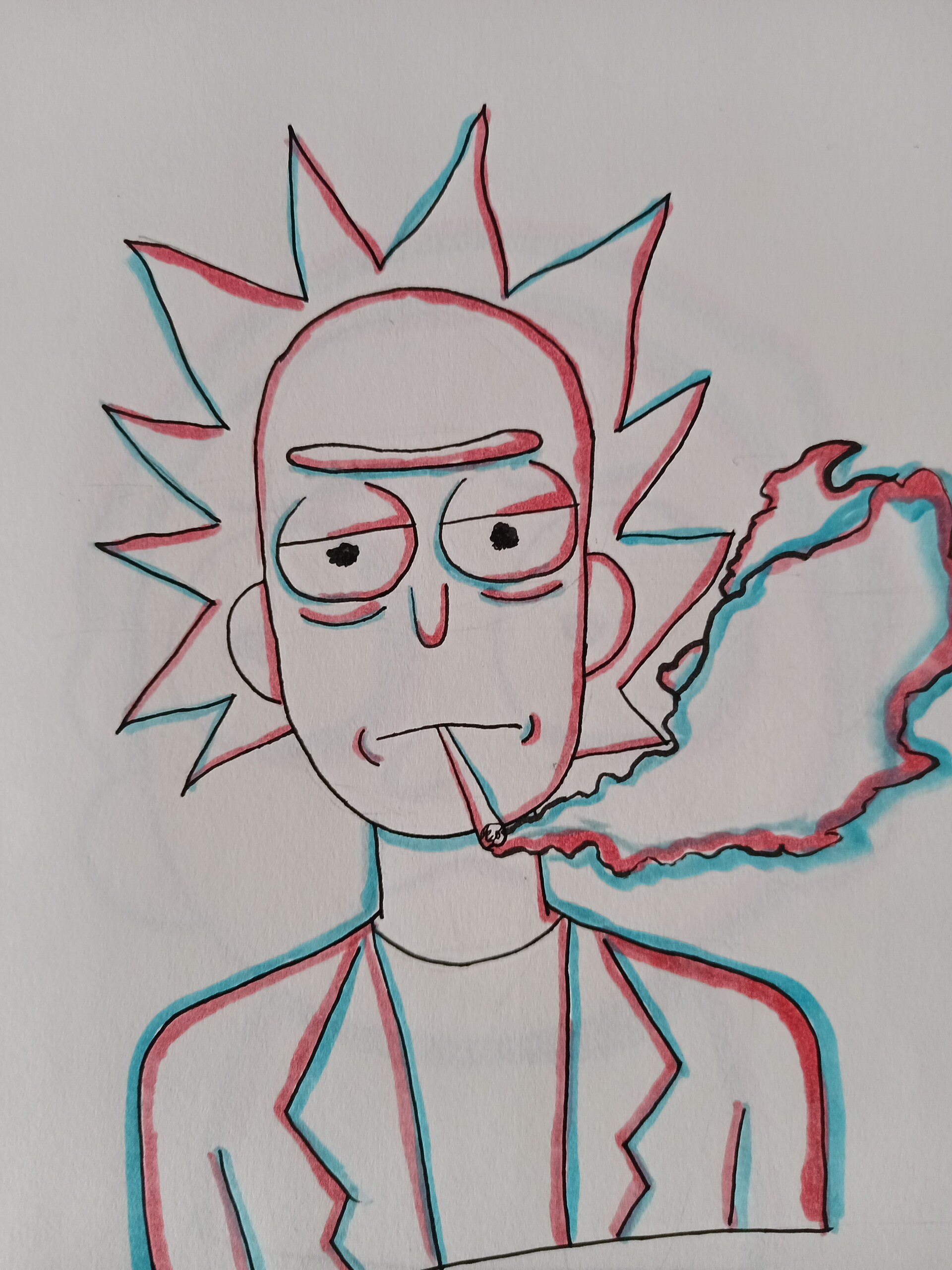 Rick Grimes Drawing the Walking Dead FINE ART PRINT - Etsy
