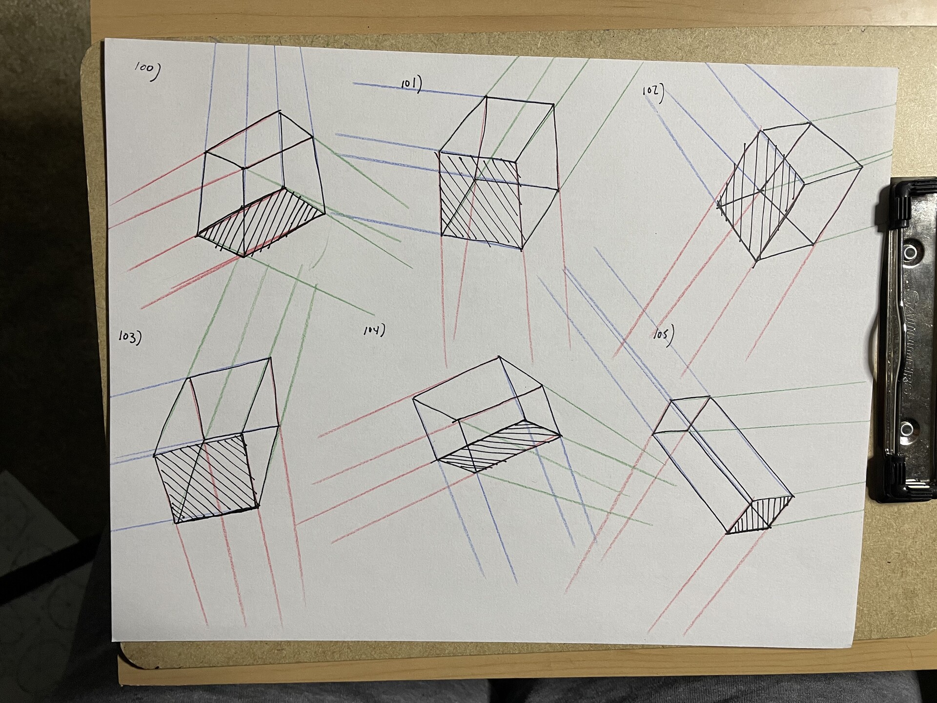ArtStation - Drawabox.com 250 Box Challenge (Boxes 100-153)