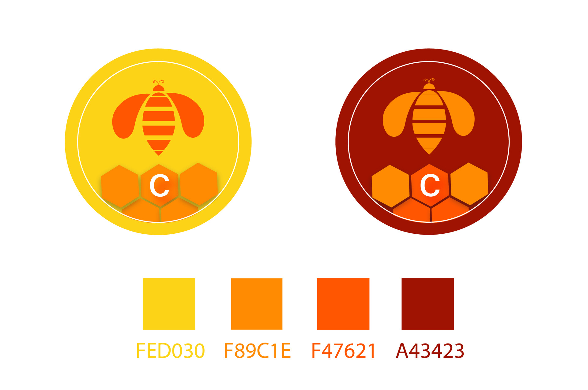 ArtStation - bee comd logo design, image size:1920x1275