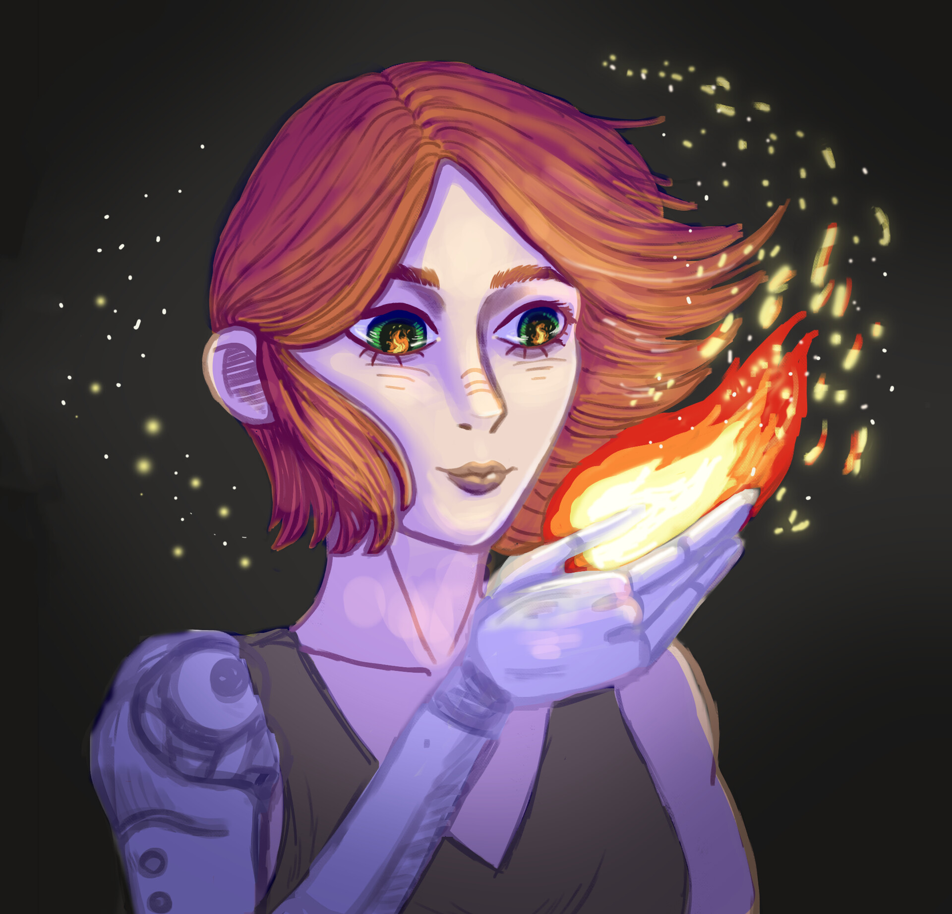 ArtStation fire of Prometheus