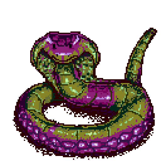 8x8 Pixel Art Snake