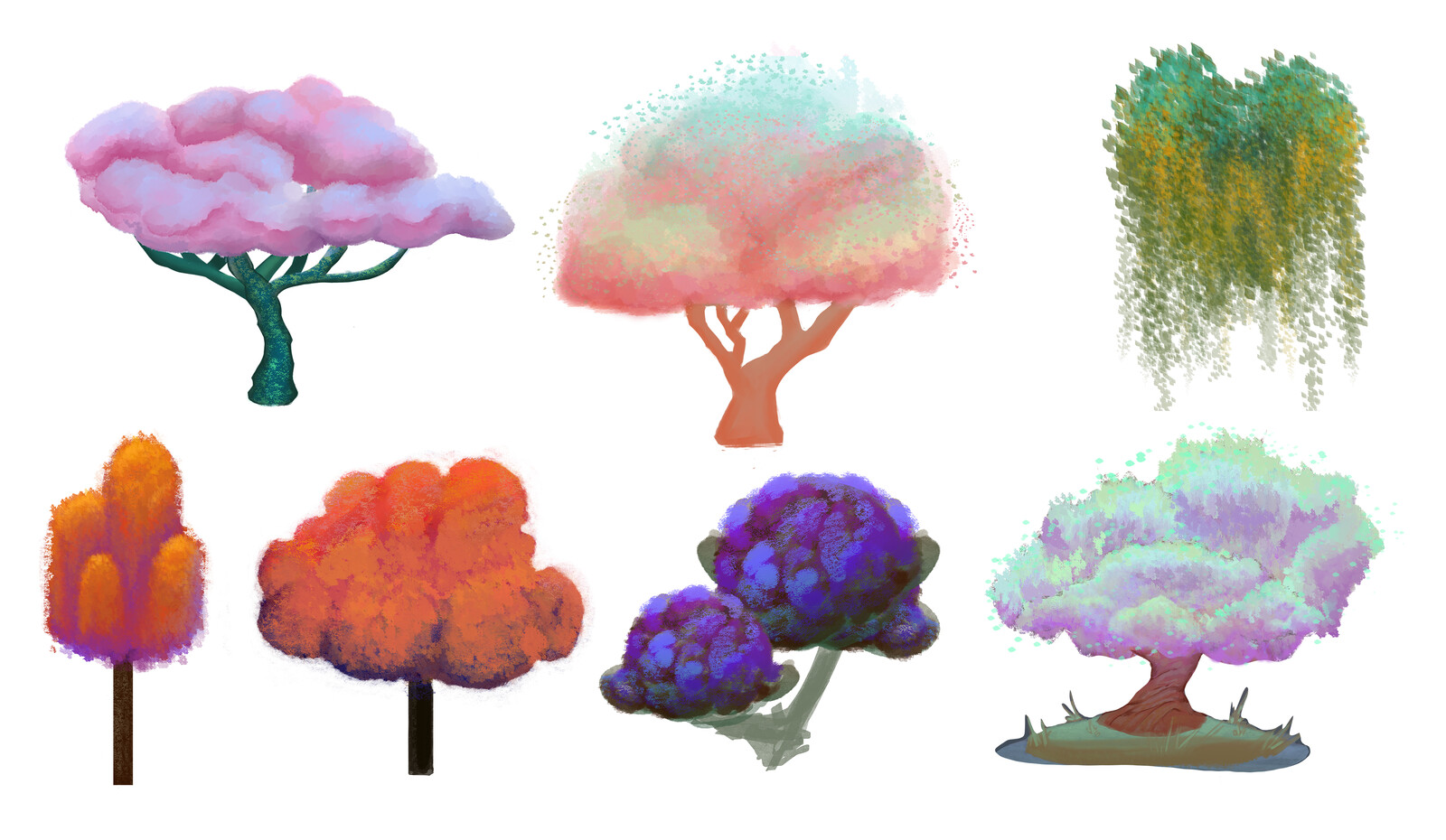 Funny looking trees