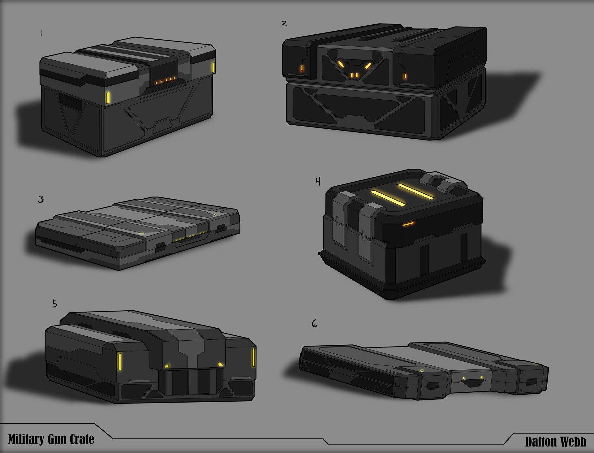ArtStation Military Crate Concept