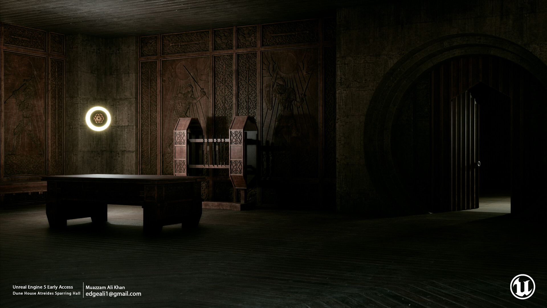ArtStation - DUNE - House Atreides Sparring Hall - Unreal Engine 5