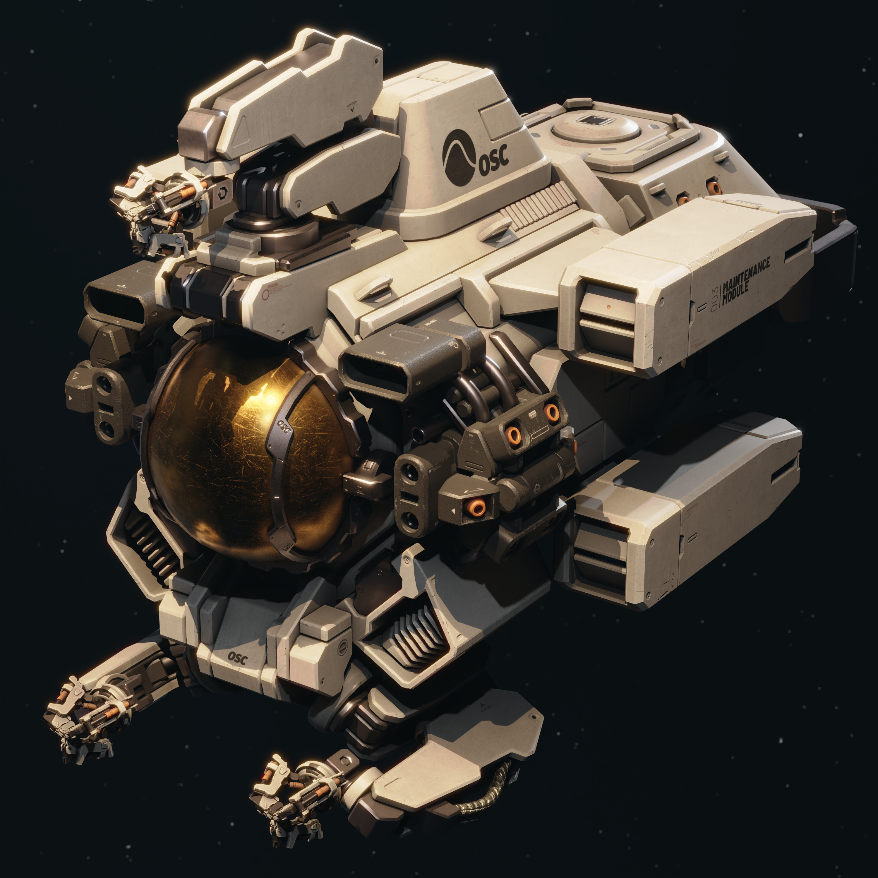 ArtStation - MM-003 Maintenance Module Prototype