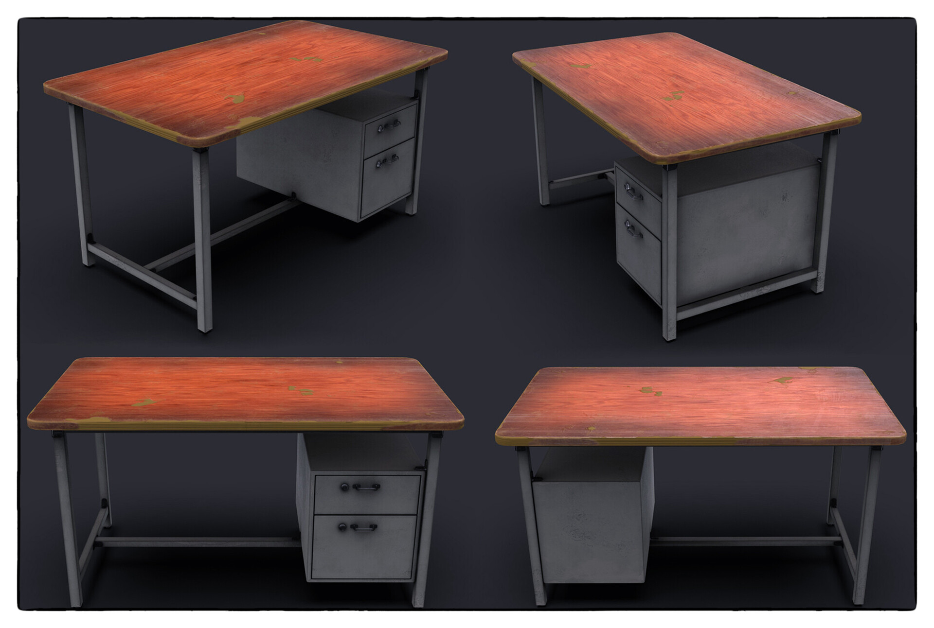 Old office table