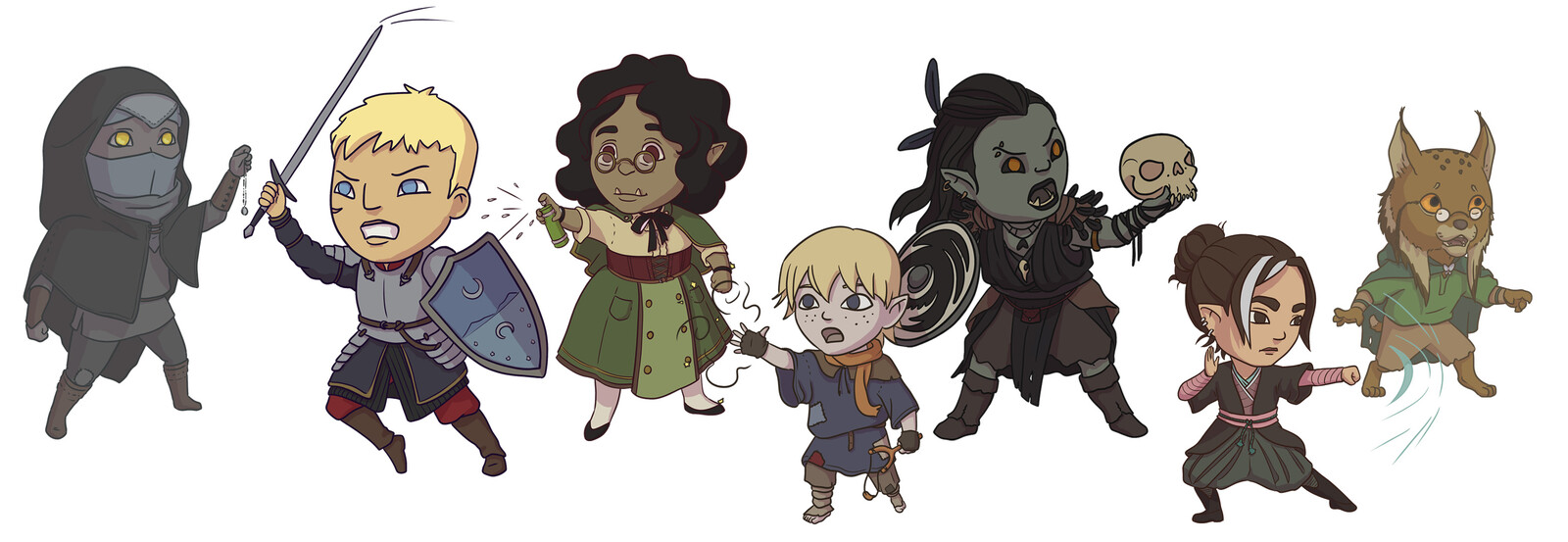 Curse of Strahd characters from ExitoCriticoRol