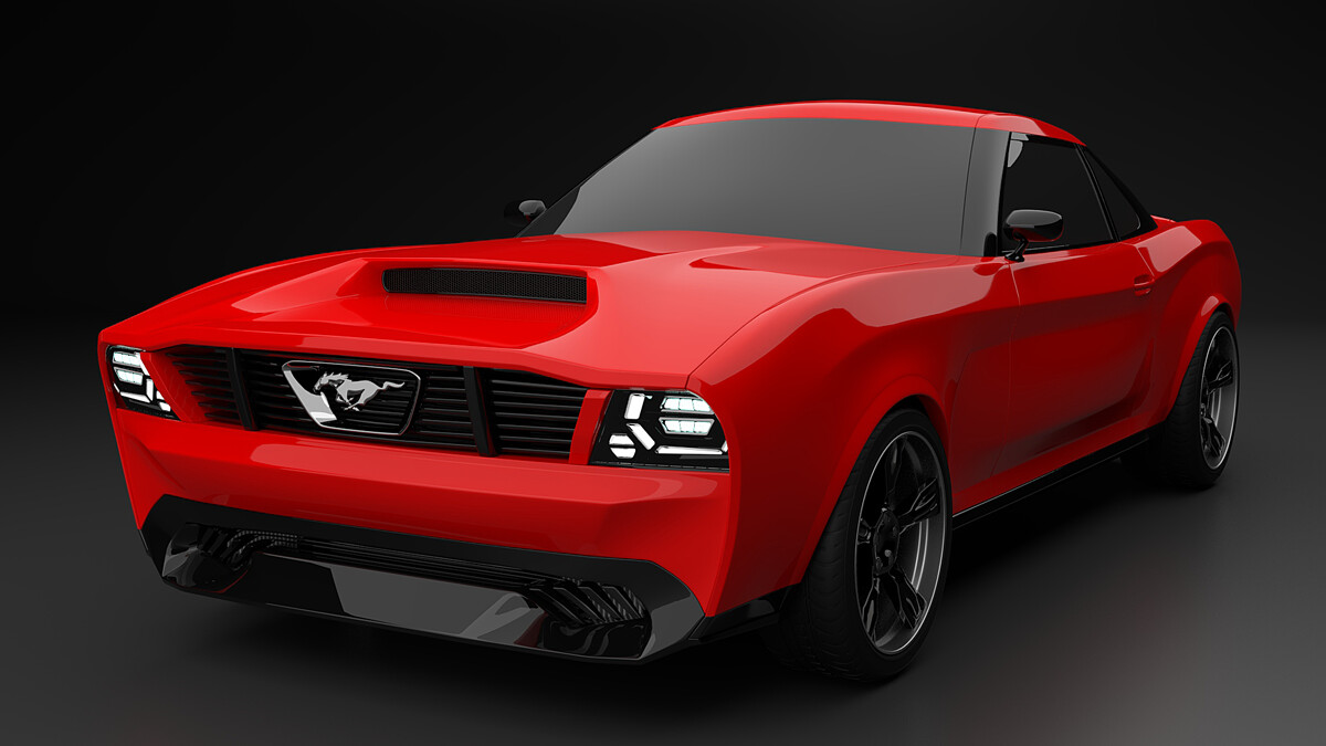 ArtStation - Ford Mustang Concept