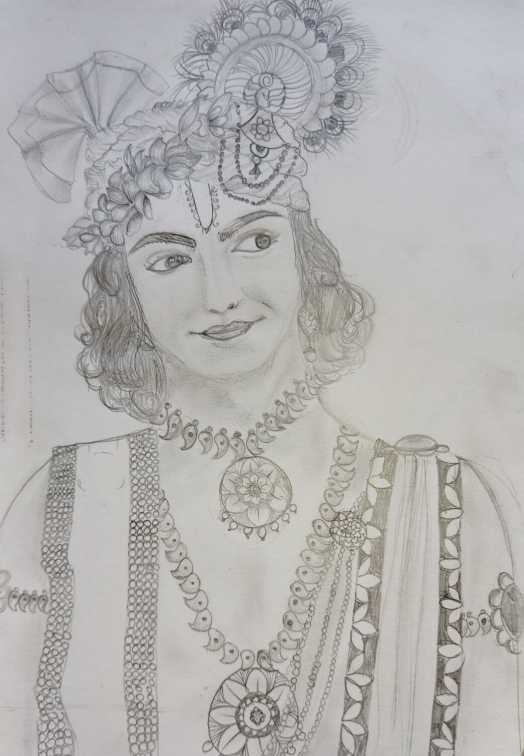 ArtStation - Lord Krishna (Pencil Sketches)