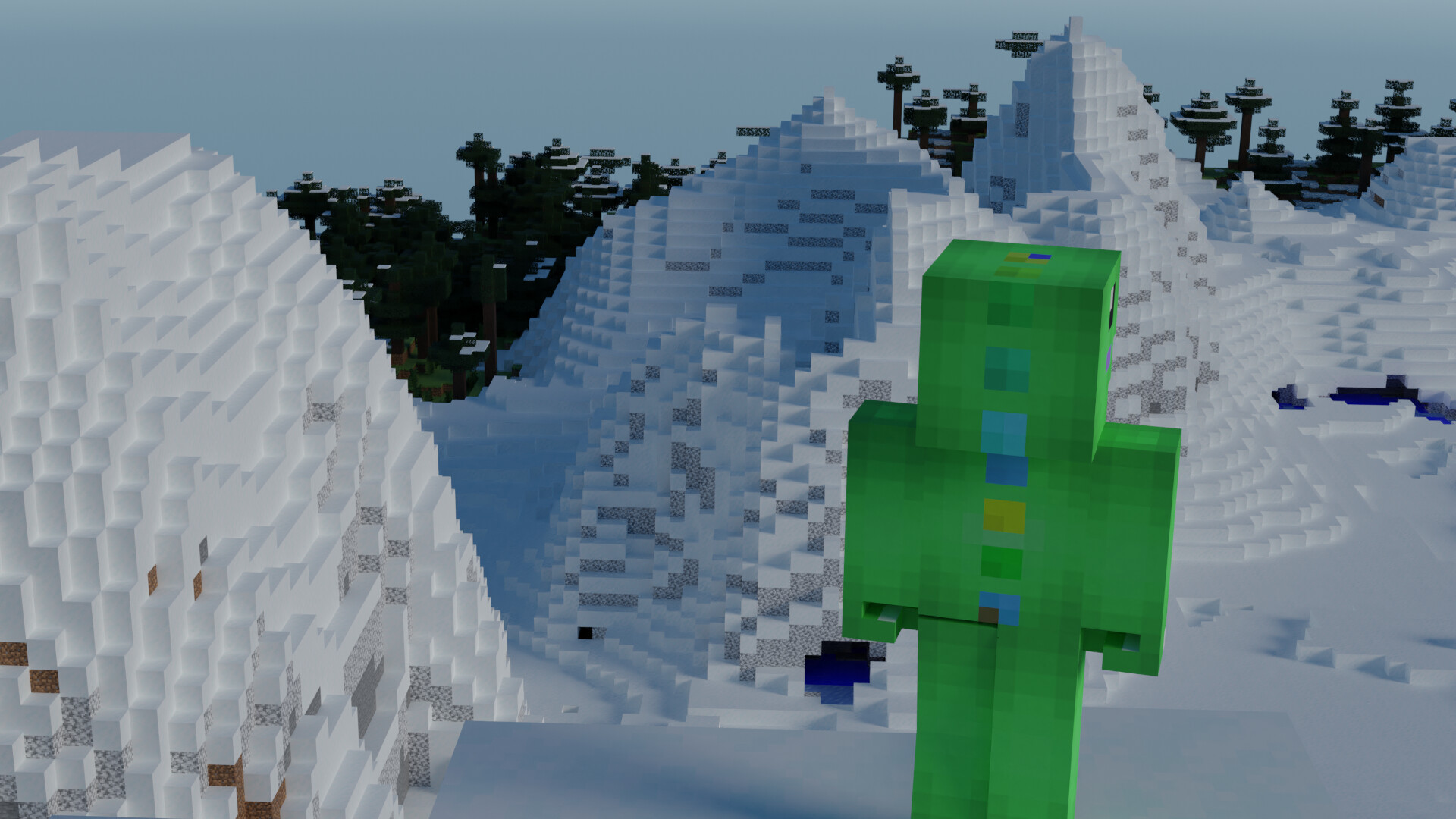 minecraft snow skin