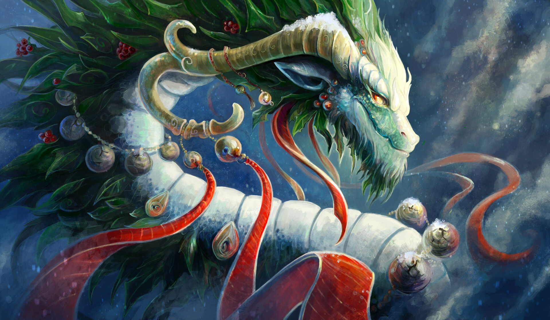 Chrismas dragon online