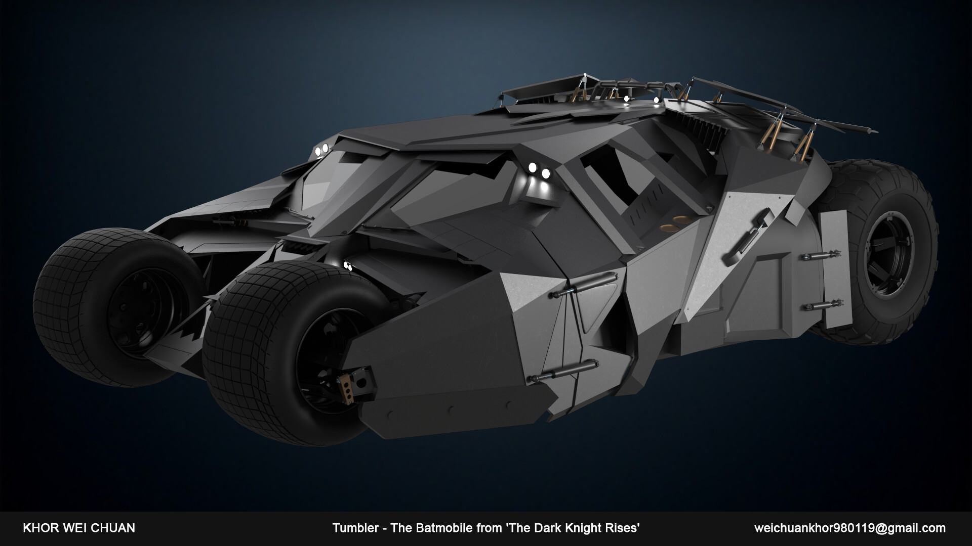ArtStation - Tumbler - The Batmobile from 'The Dark Knight Rises'