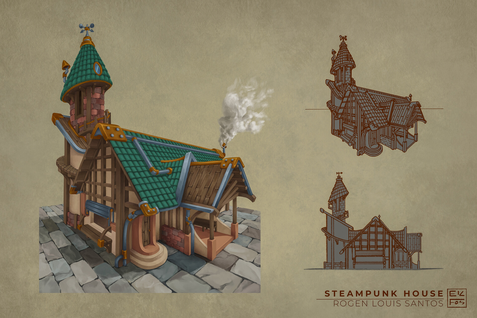 artstation-steampunk-house