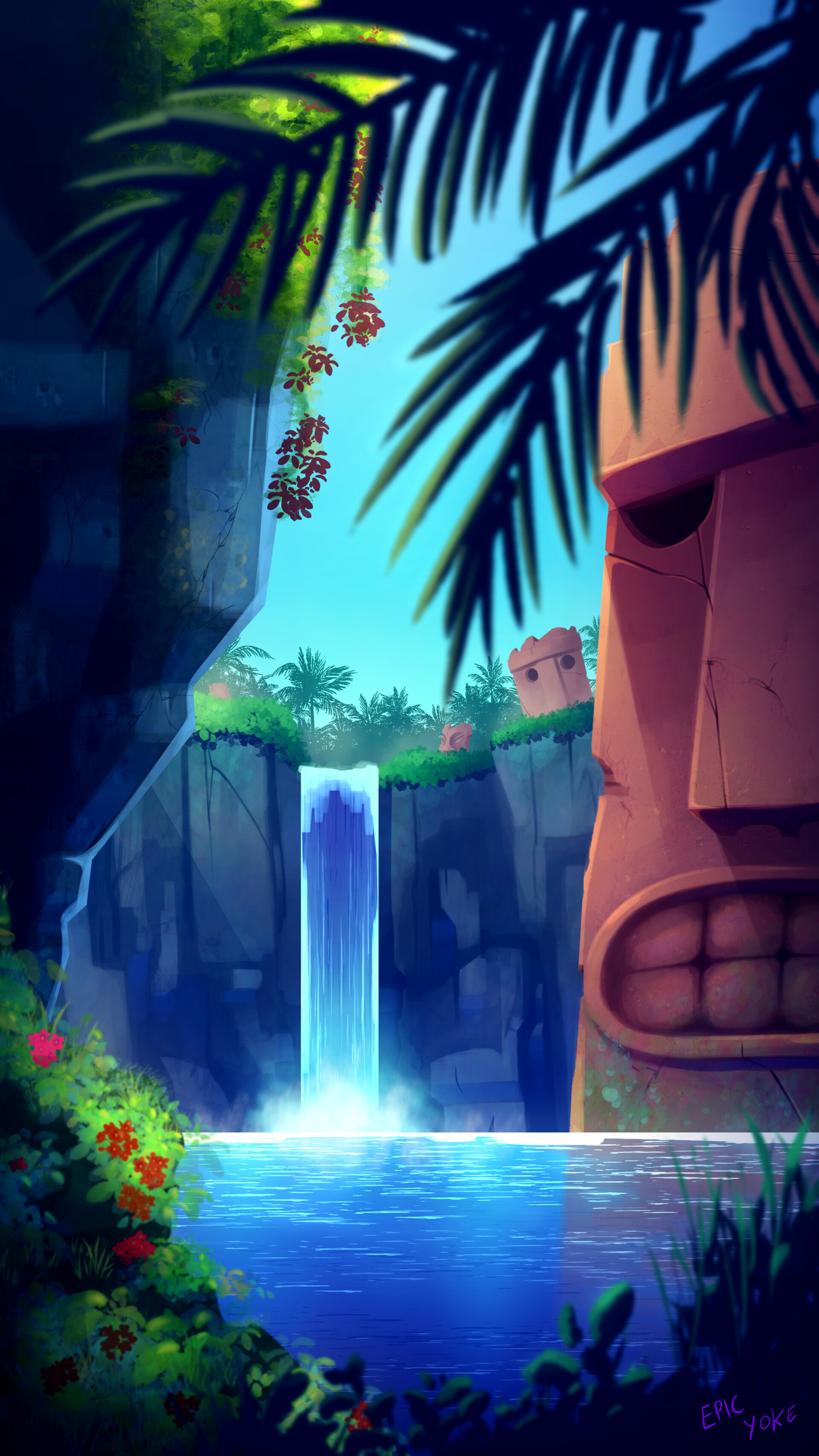 ArtStation Tiki island