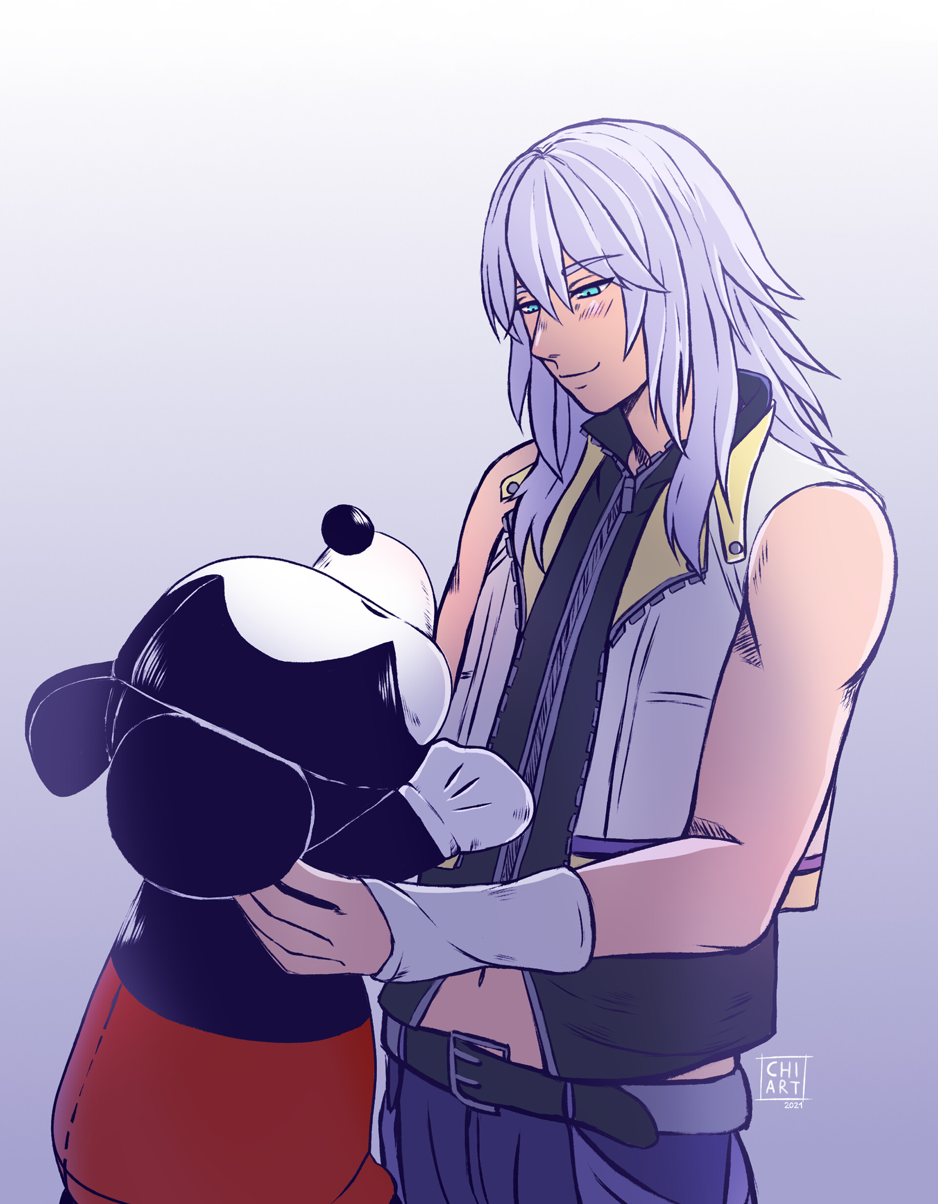 ArtStation Riku Kingdom Hearts 2