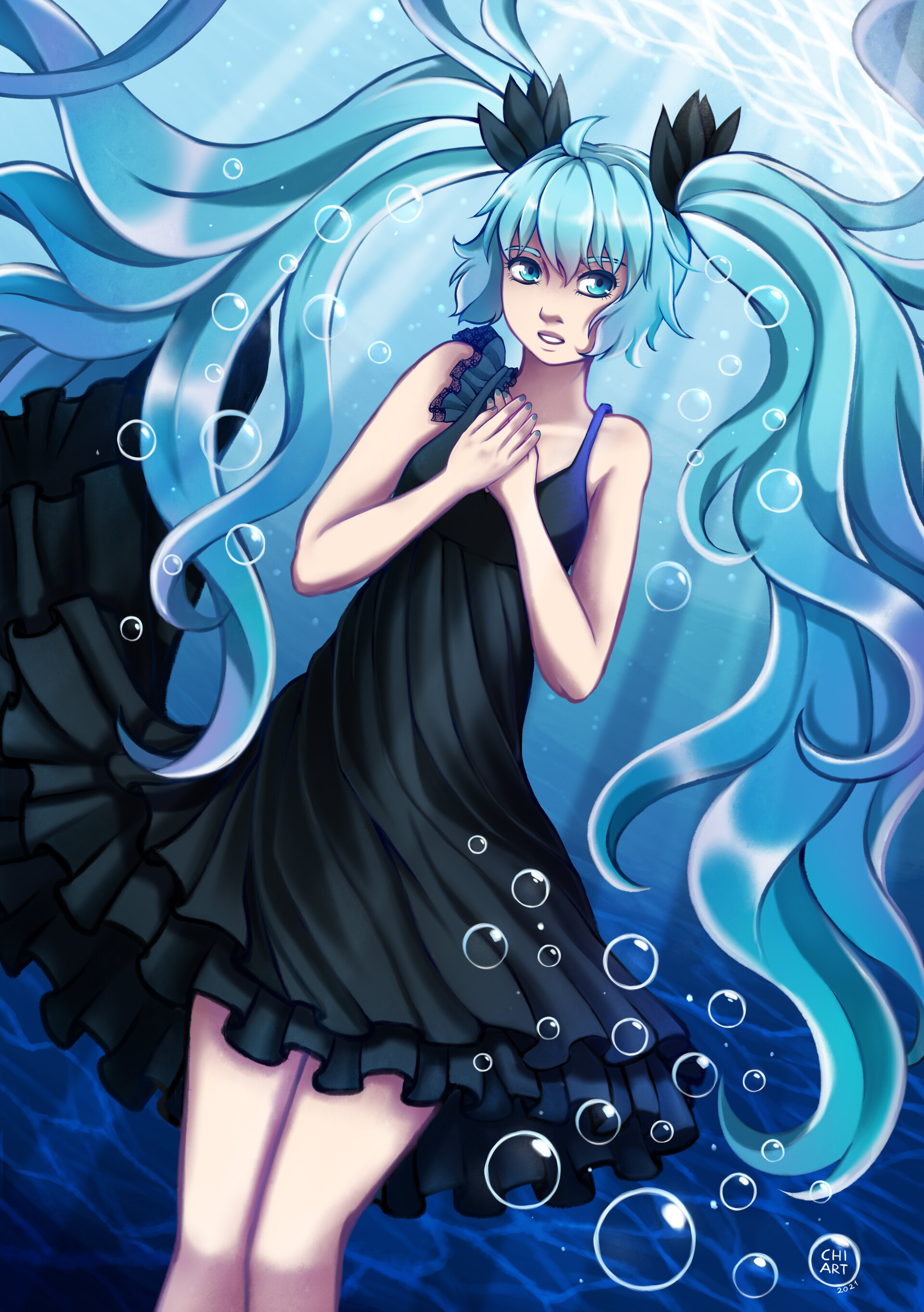Deep Sea Girl Dress