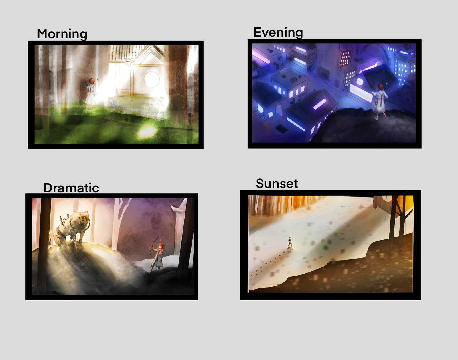 Lighting and mood compositions