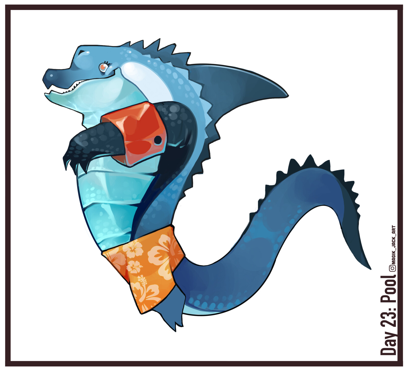 Chloe the Pool Dragon