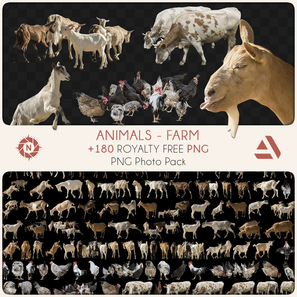 PNG Photo Pack: Animals - Farm

https://www.artstation.com/a/11604142