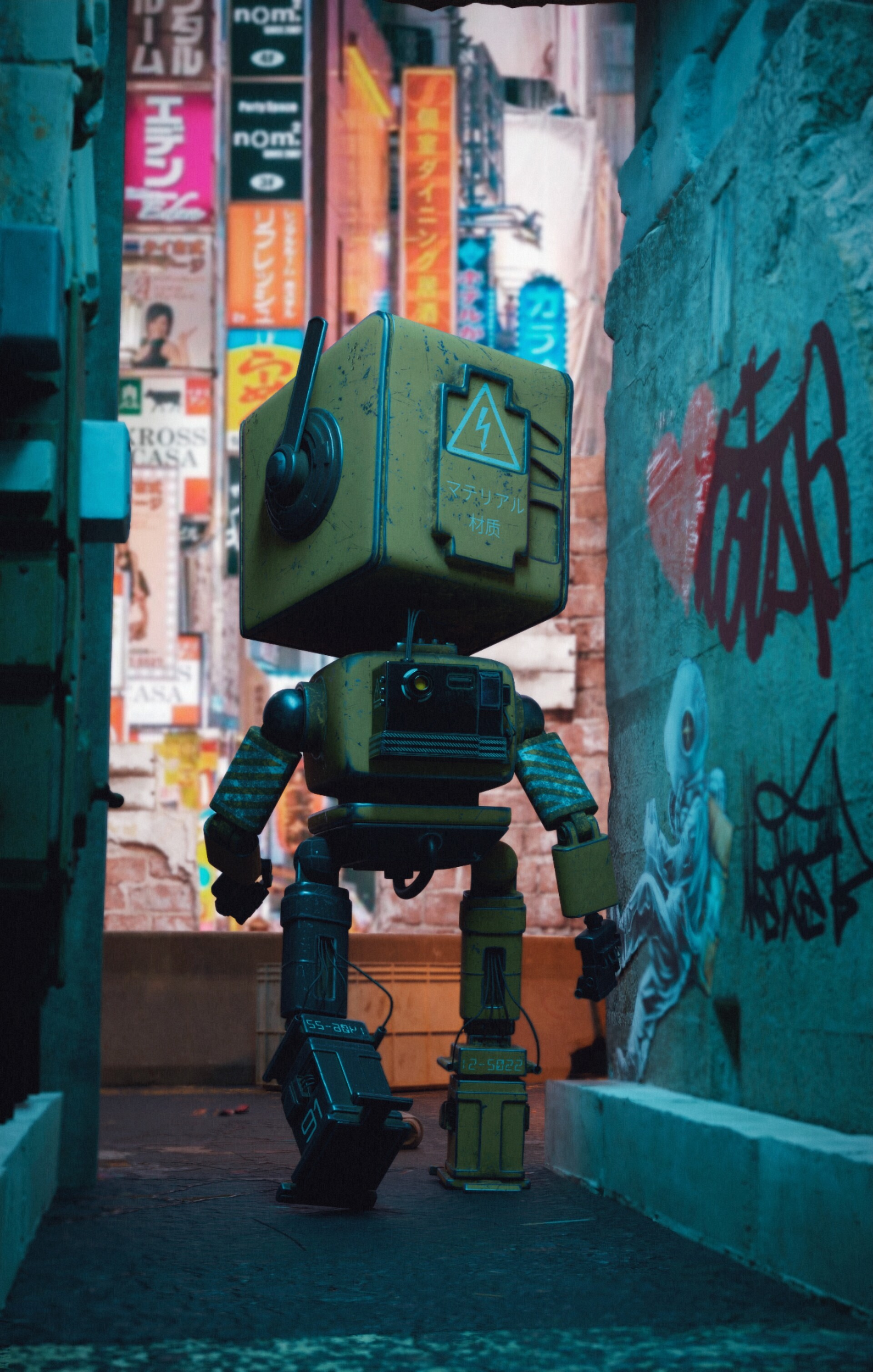 ArtStation - Goopy walks into town