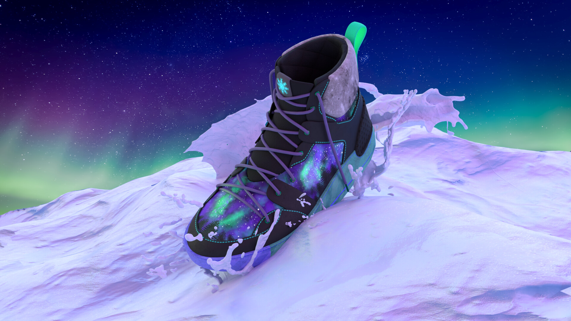 ArtStation - The Great Shoecase - Aurora Borealis