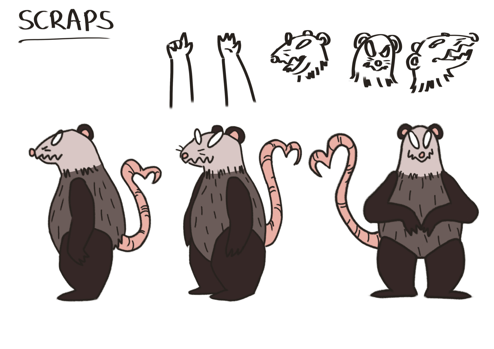 ArtStation Character Design Sheet Scraps artstation-character-design-sheet-scraps