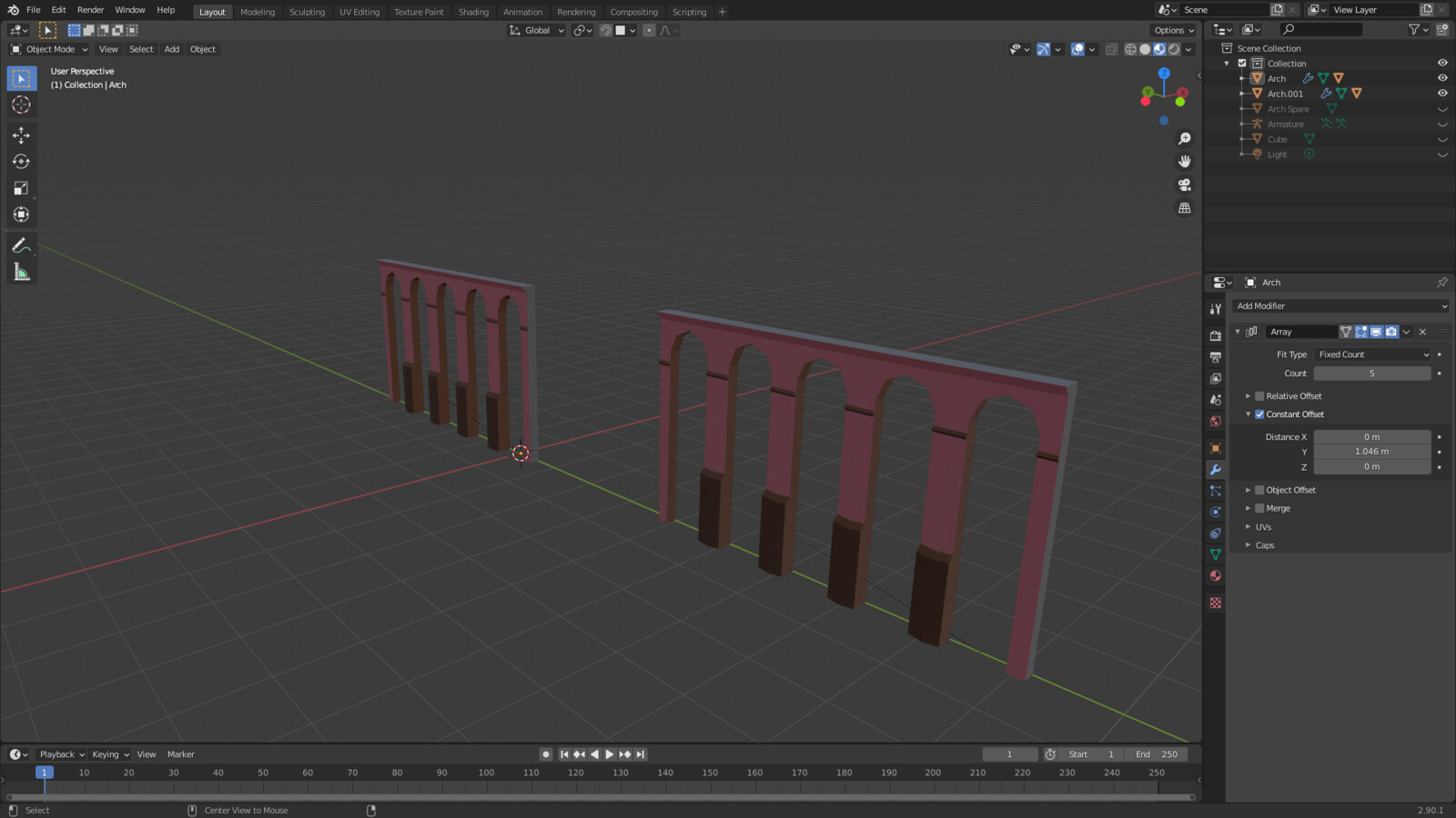 Draynor Manor Arches (Back View)