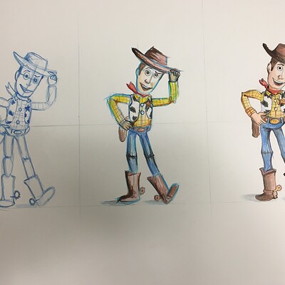 Woody Progression [Colored Pencil]
