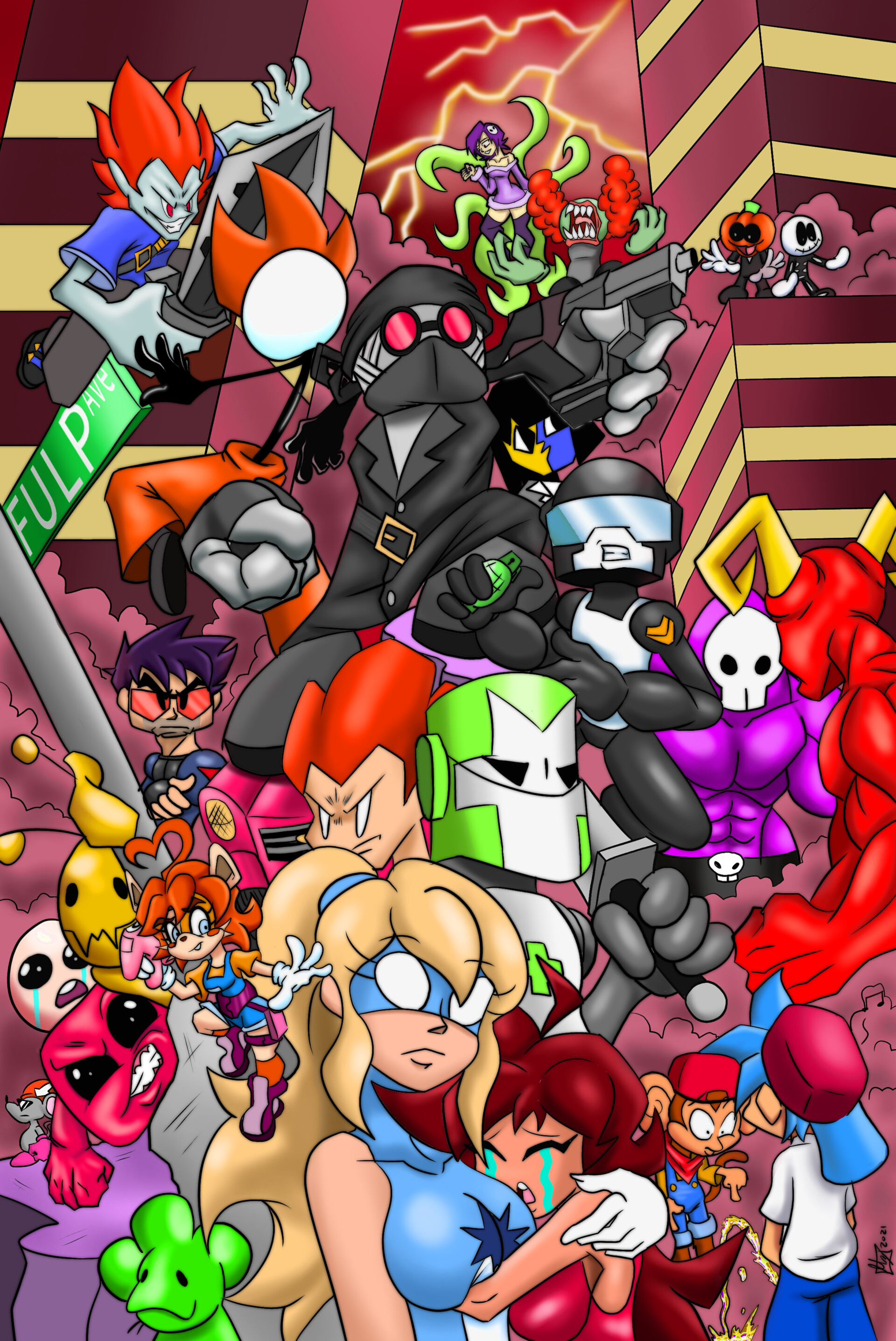 Friday Night Cover Art by BrosProductions on Newgrounds