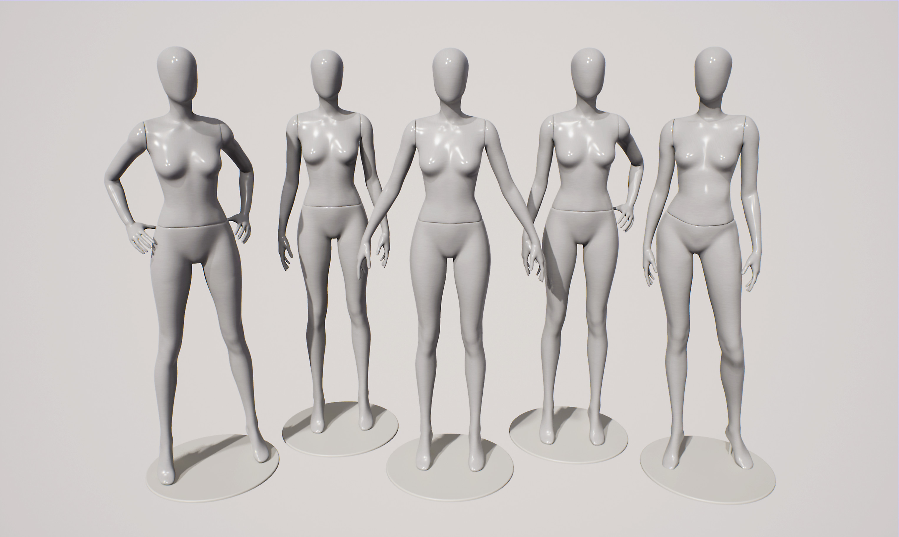 Poseable Mannequin Assets