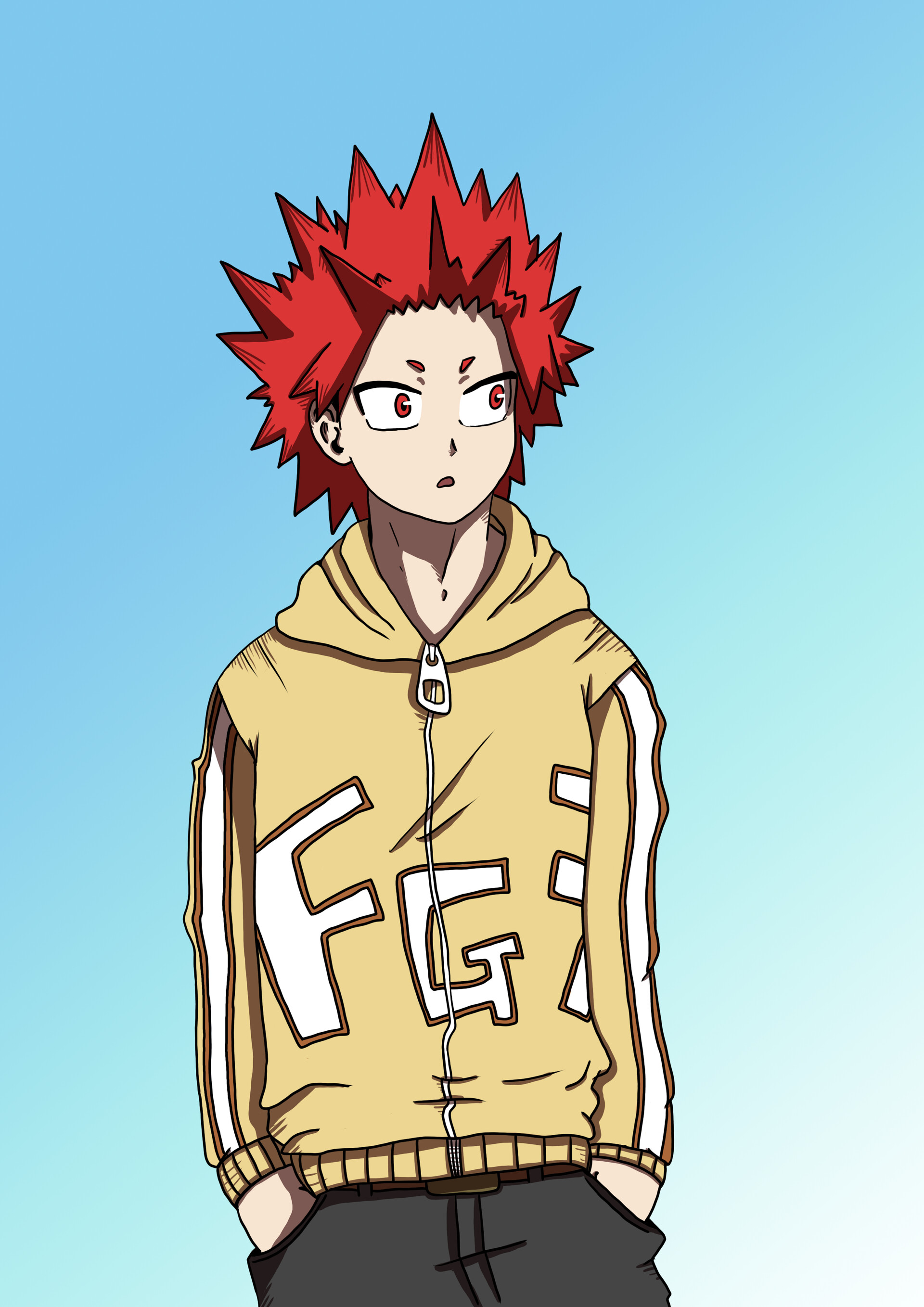 My hero academia fatgum hoodie online