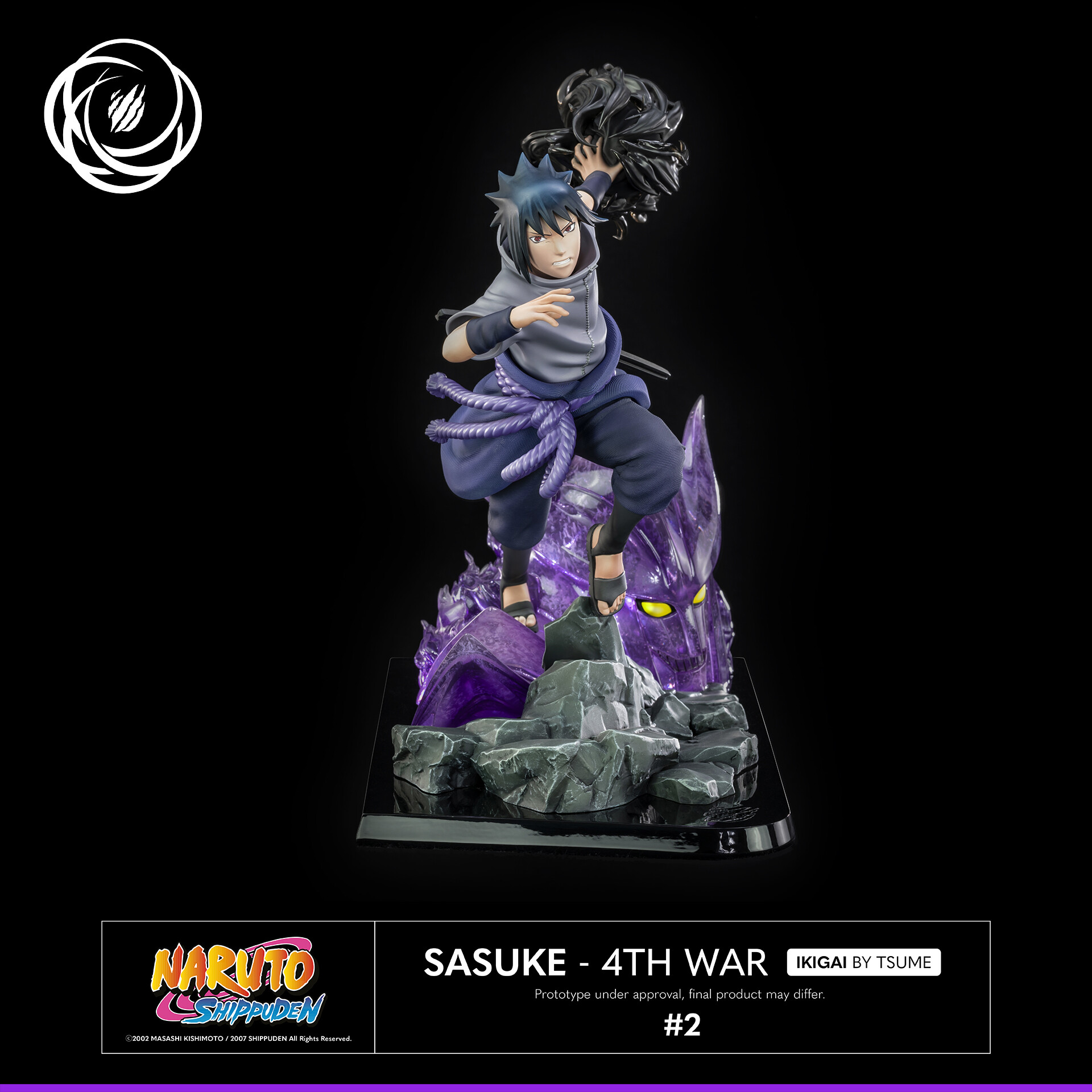 Naruto: Shippuden Ikigai Sasuke (4th War) 1/6 Scale Statue